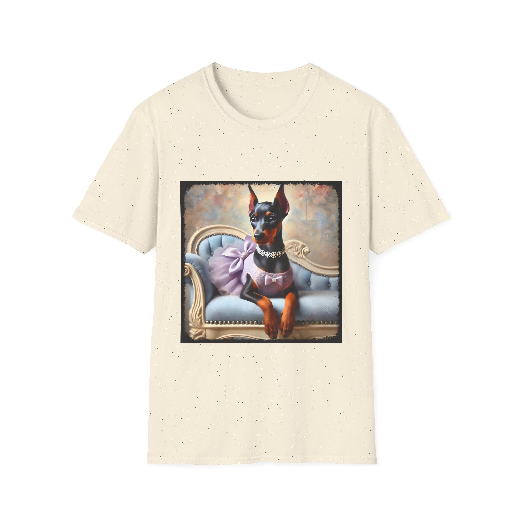 Doberman Pinscher Purple Princess Classic | Unisex Dog T-Shirt