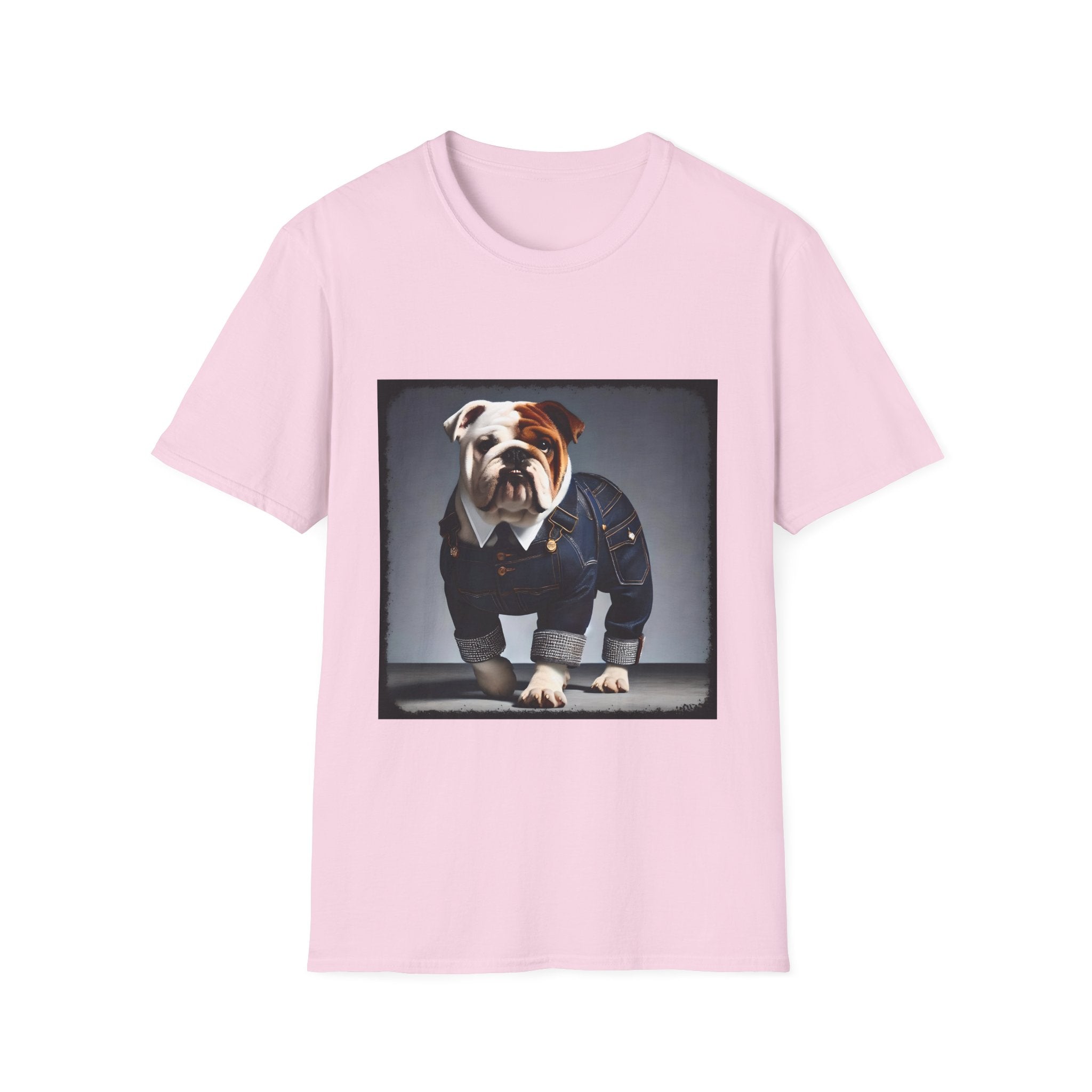 Bulldog Denim Diva | Unisex Dog T-Shirt