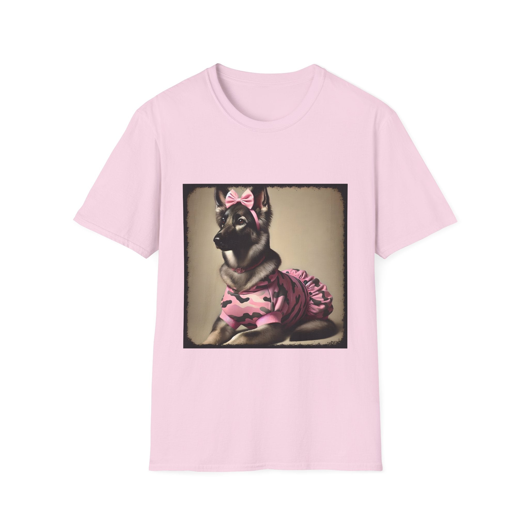 German Shepherd Camo Cutie II | Unisex Dog T-Shirt