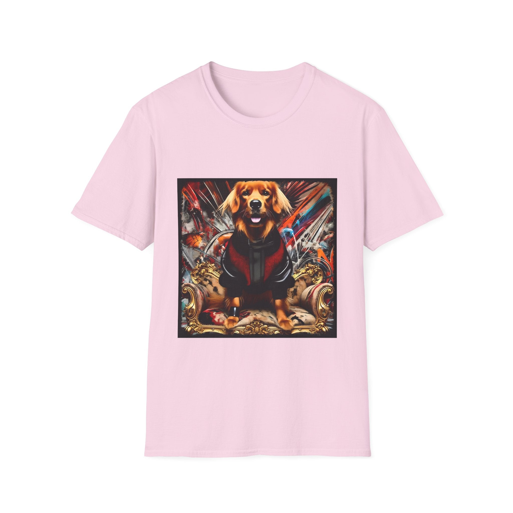 Golden Retriever Electric Icon | Unisex Dog T-Shirt