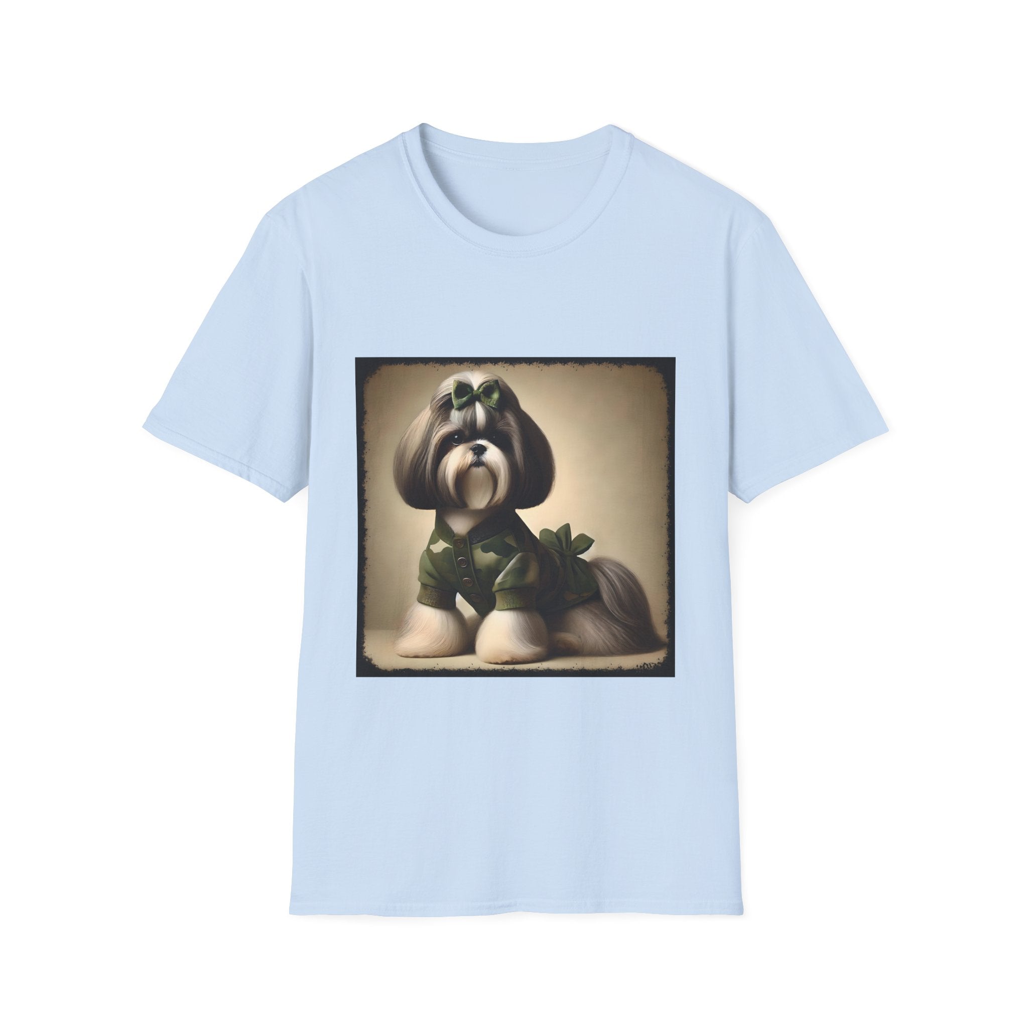 Shih Tzu Camo Cutie II | Unisex Dog T-Shirt