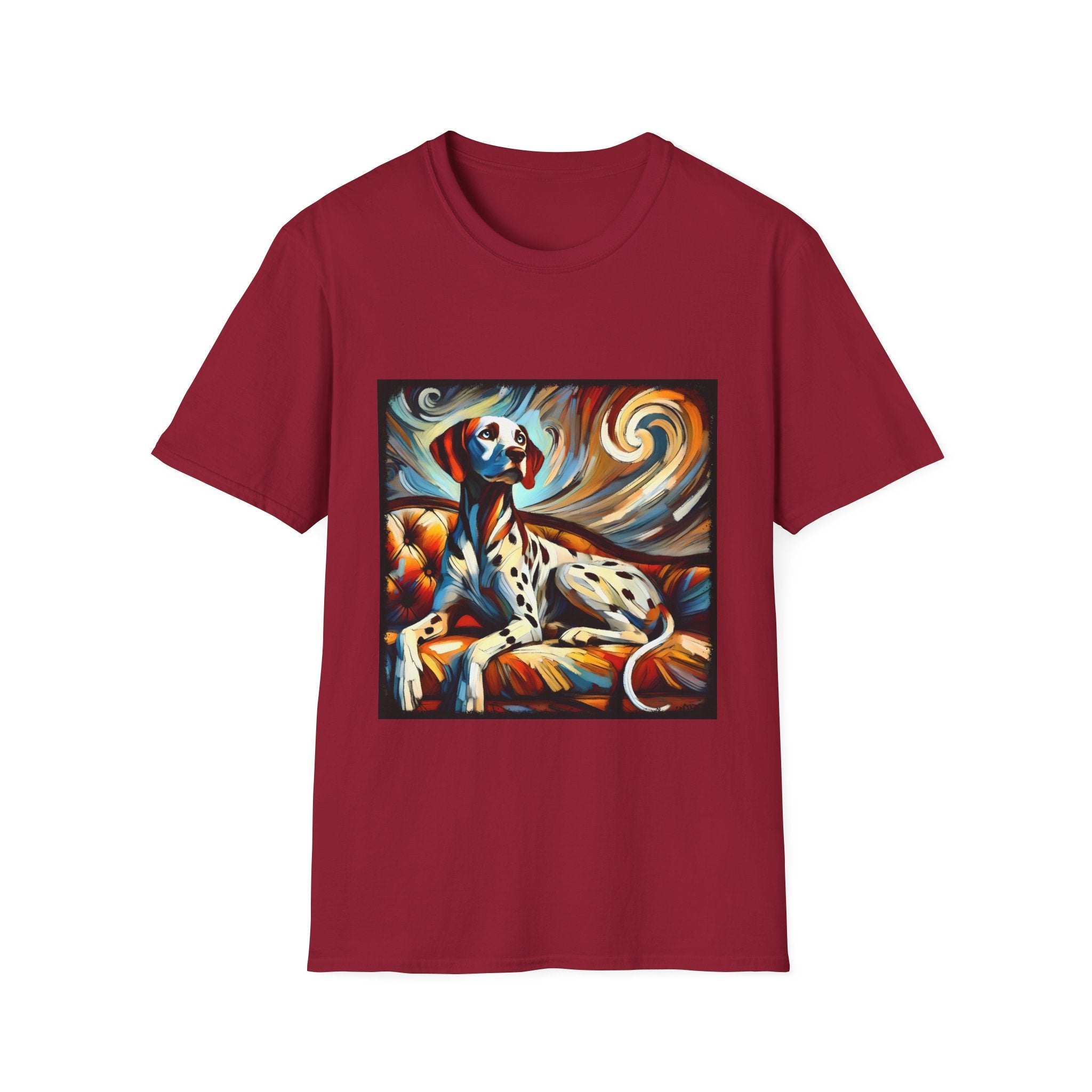 Dalmatian Warm Swirl | Unisex Dog T-Shirt