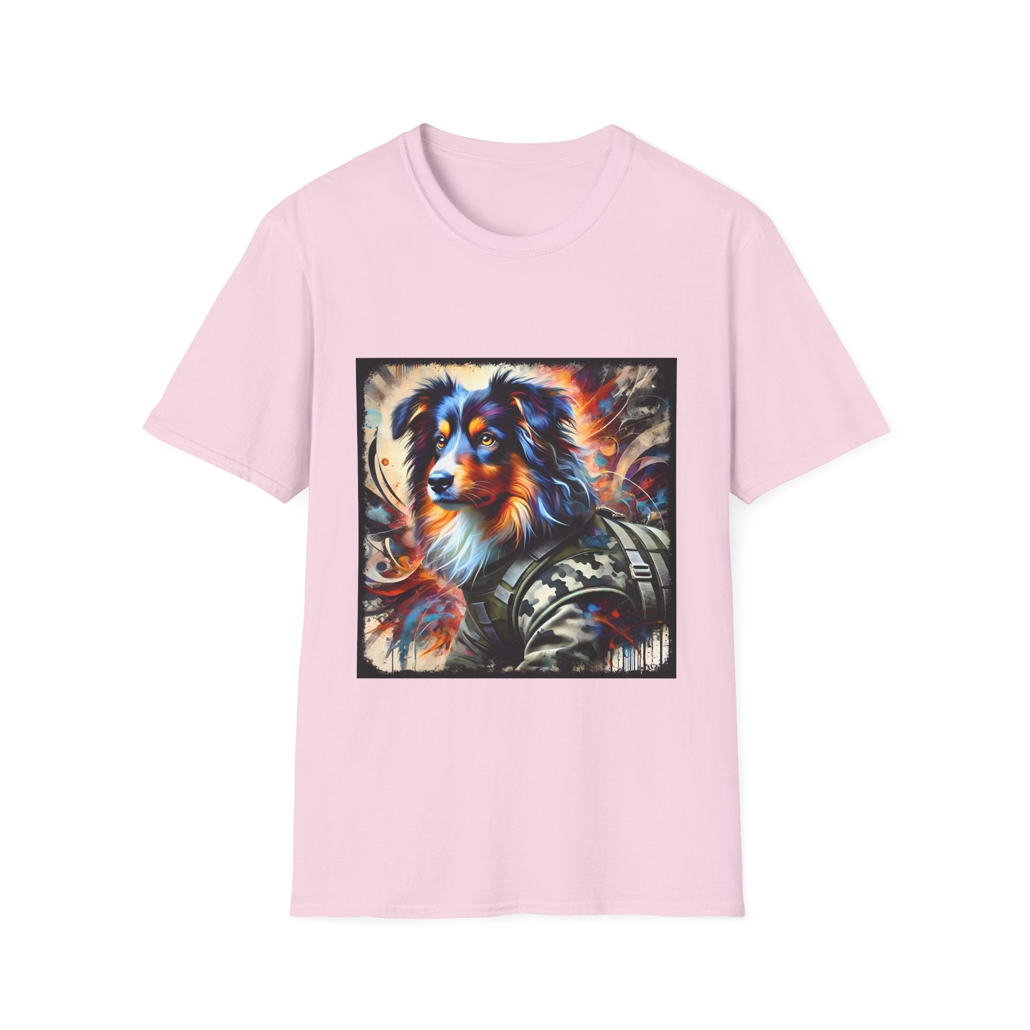 Miniature American Shepherd Camo Classic | Unisex Dog T-Shirt