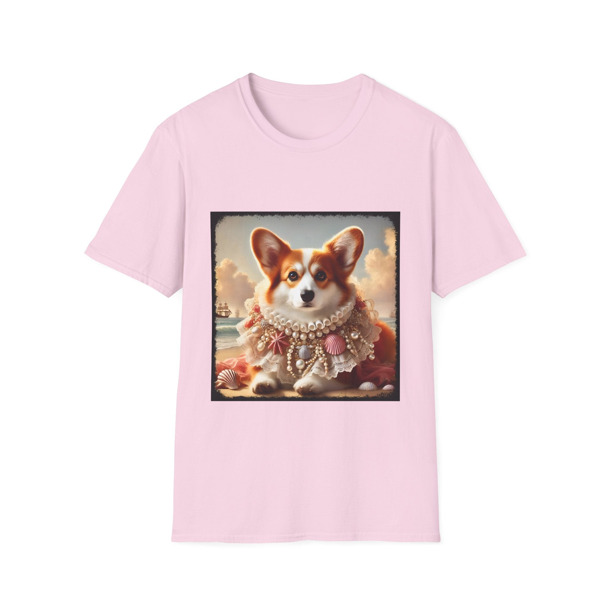 Pembroke Welsh Corgi Beach Muse | Unisex Dog T-Shirt