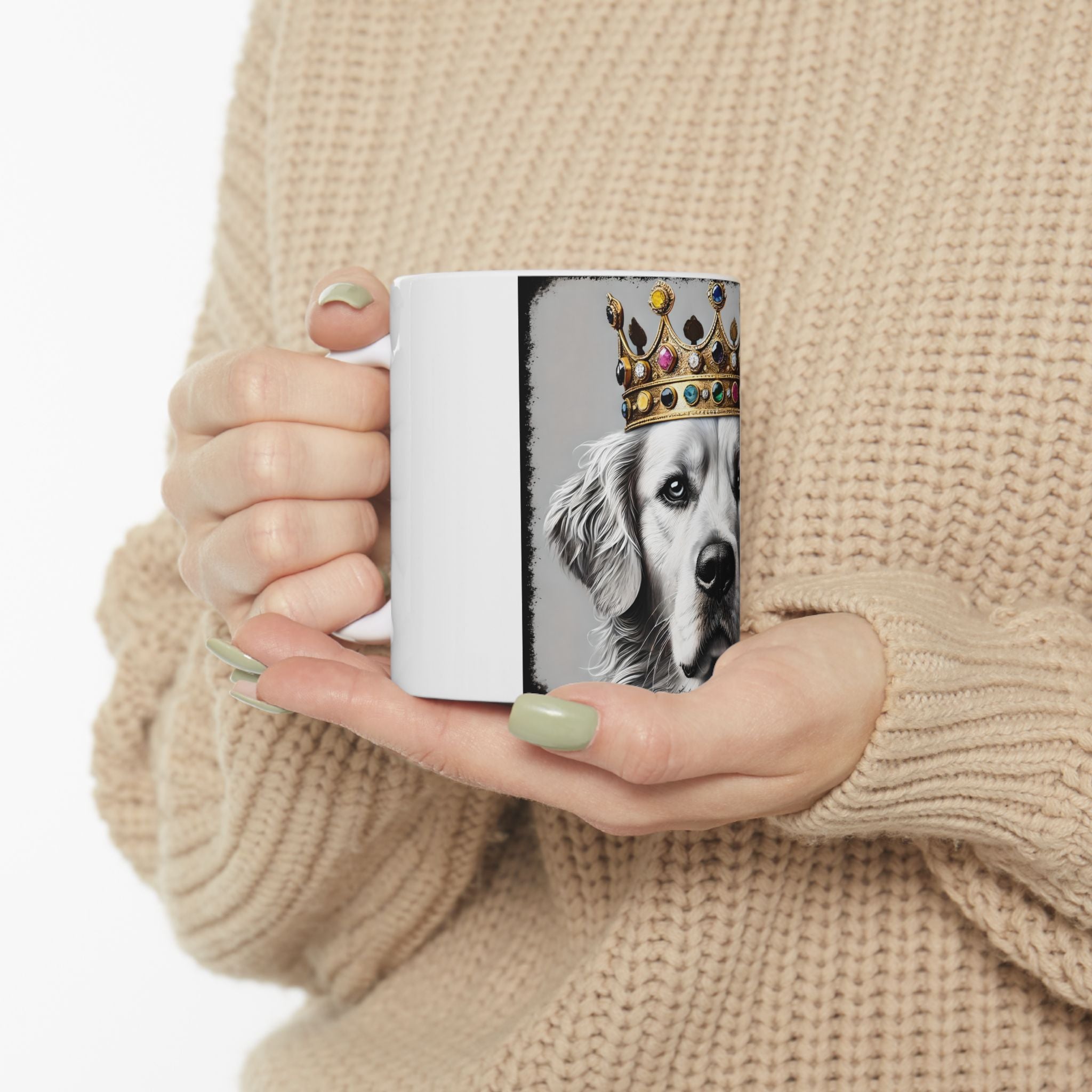 Golden Retriever King Supreme | Dog Themed Ceramic Mug