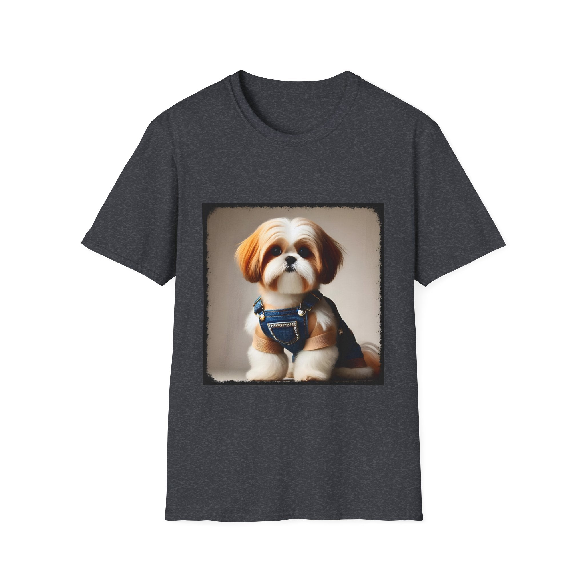 Shih Tzu Denim Mood | Unisex Dog T-Shirt