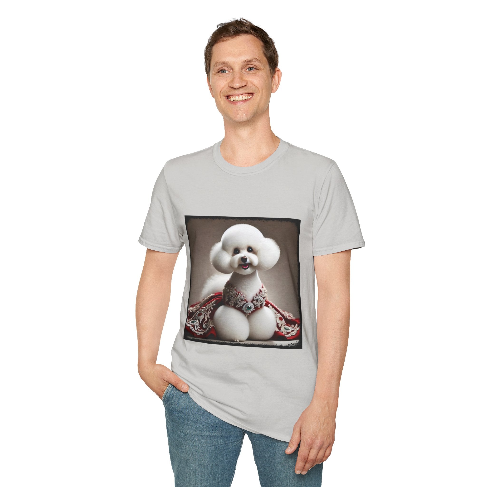 Bichon Frise Crimson Cutie | Unisex Dog T-Shirt