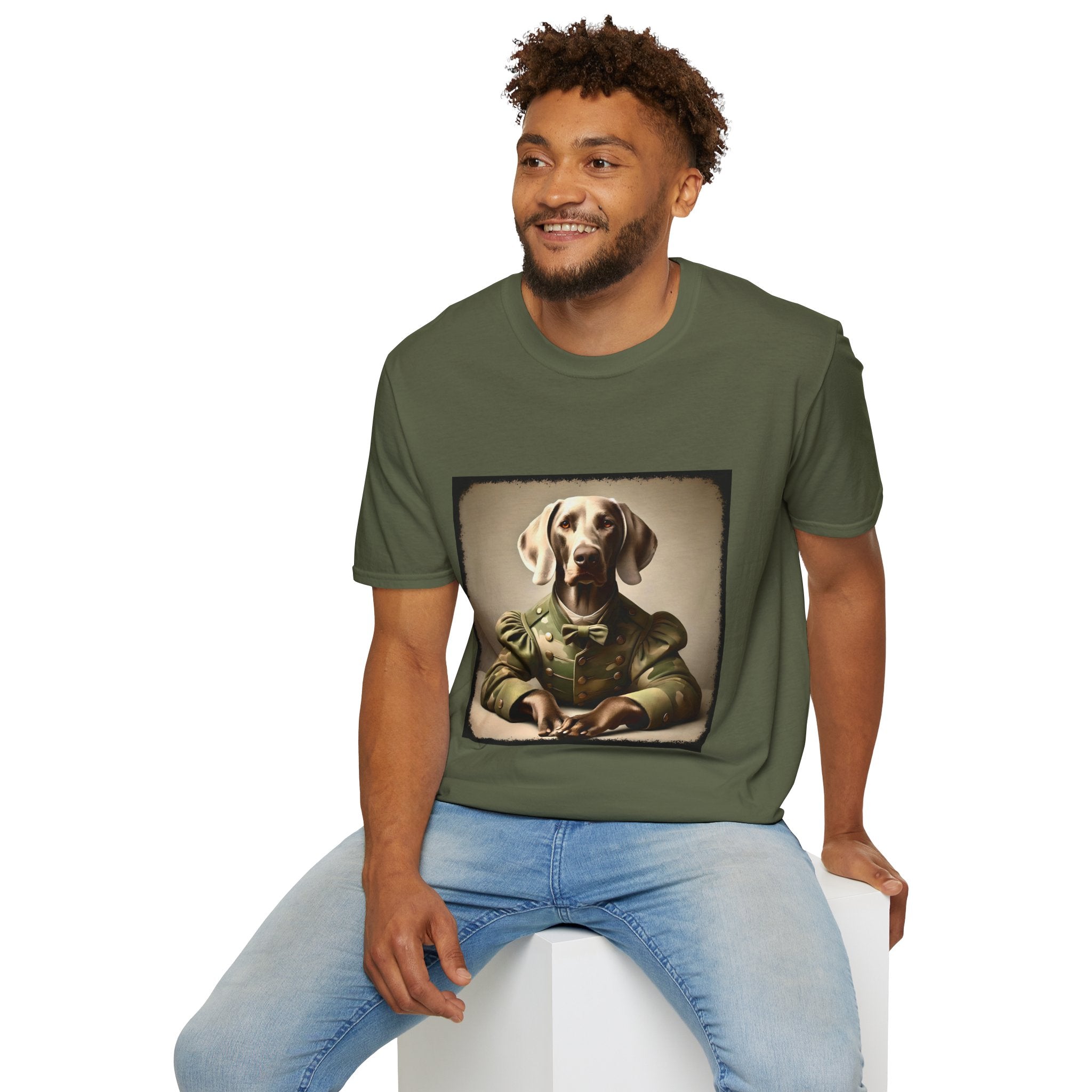 Weimaraner Classic Commander | Unisex Dog T-Shirt