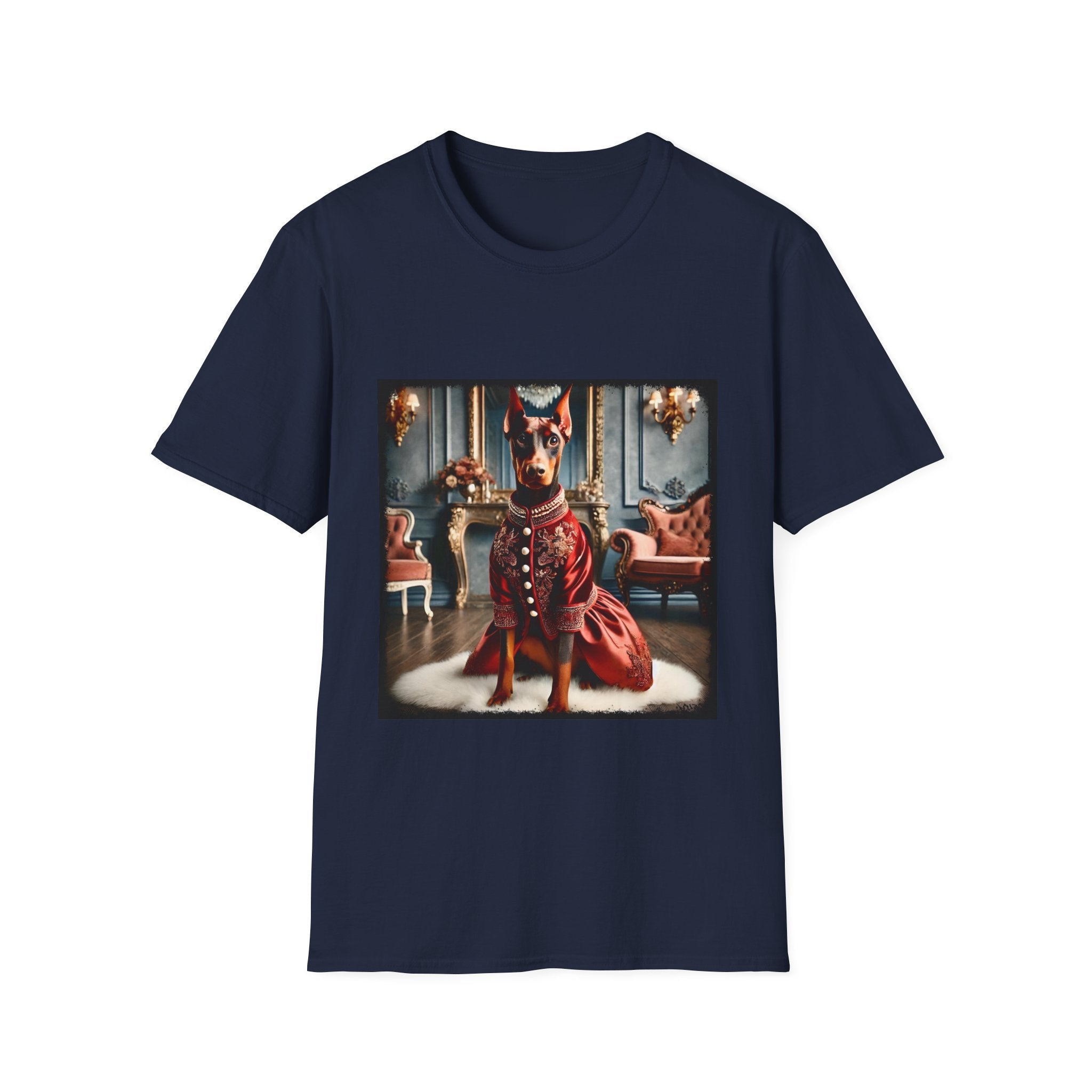 Doberman Pinscher Crimson Cutie | Unisex Dog T-Shirt