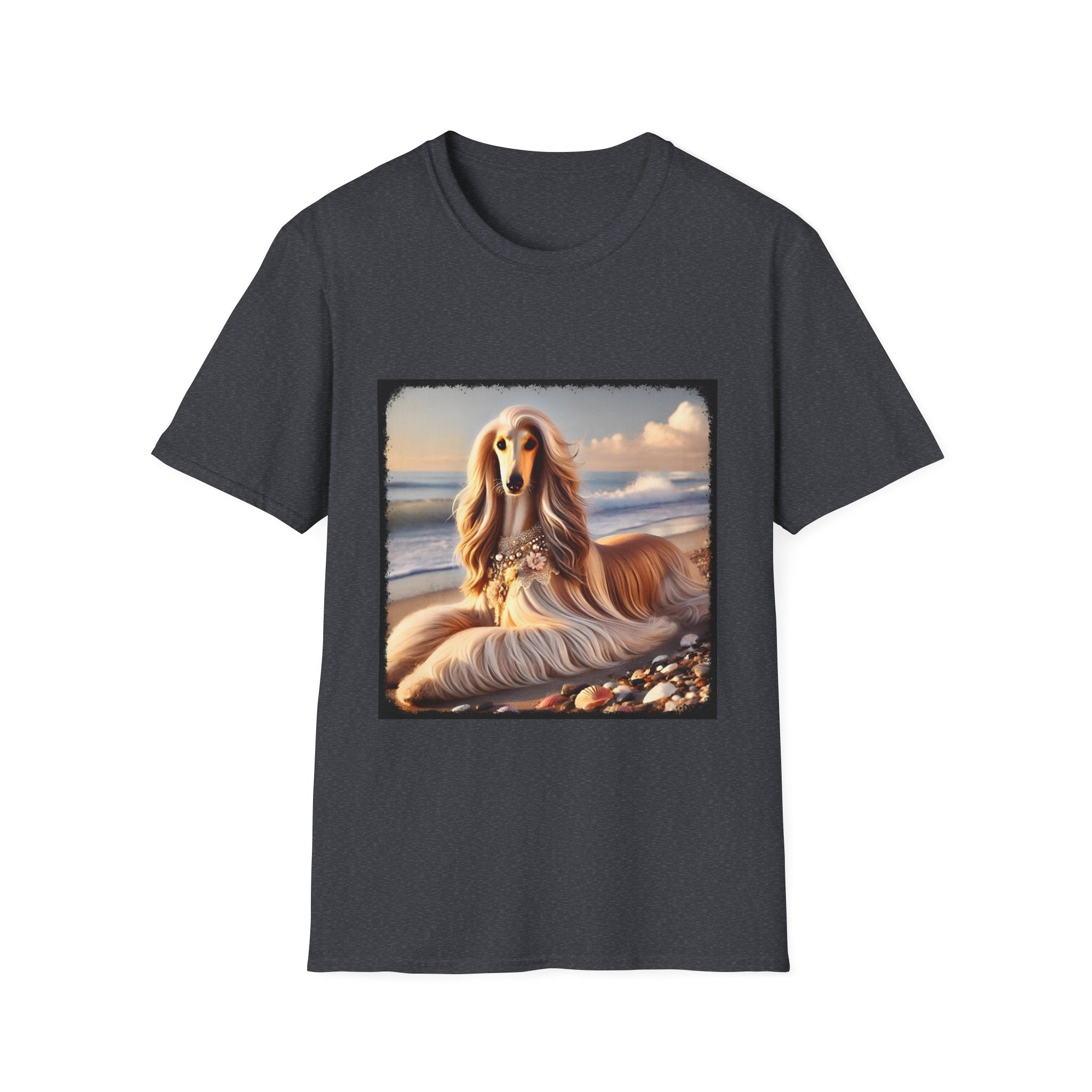 Afghan Hound Seashell Sweetie | Unisex Dog T-Shirt