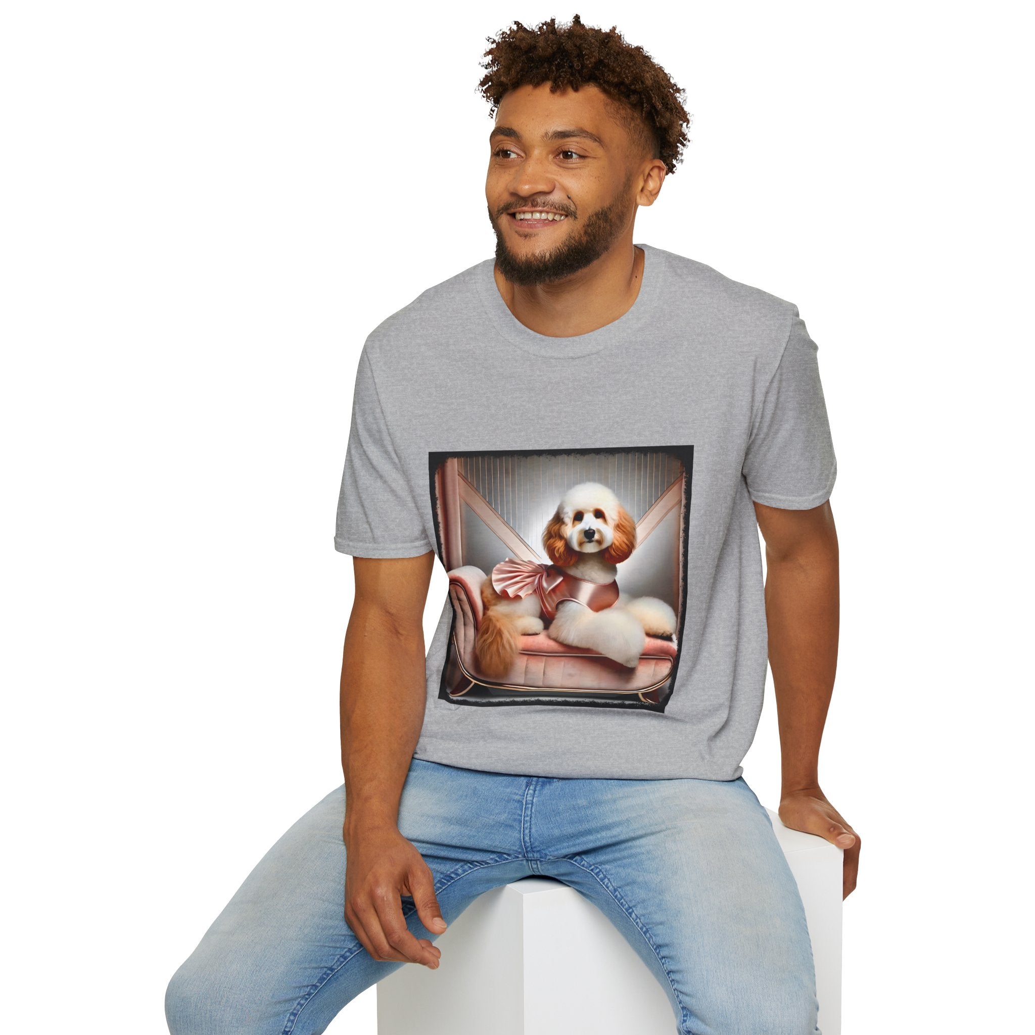 Aussiedoodle Peach Posh | Unisex Dog T-Shirt