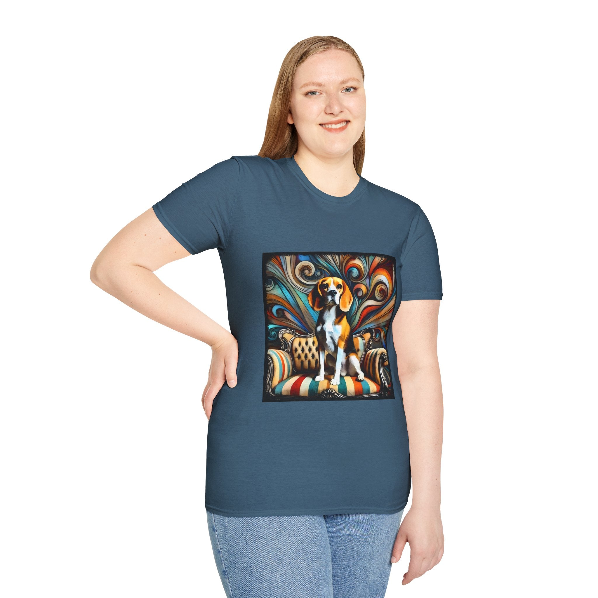 Beagle Warm Swirl | Unisex Dog T-Shirt