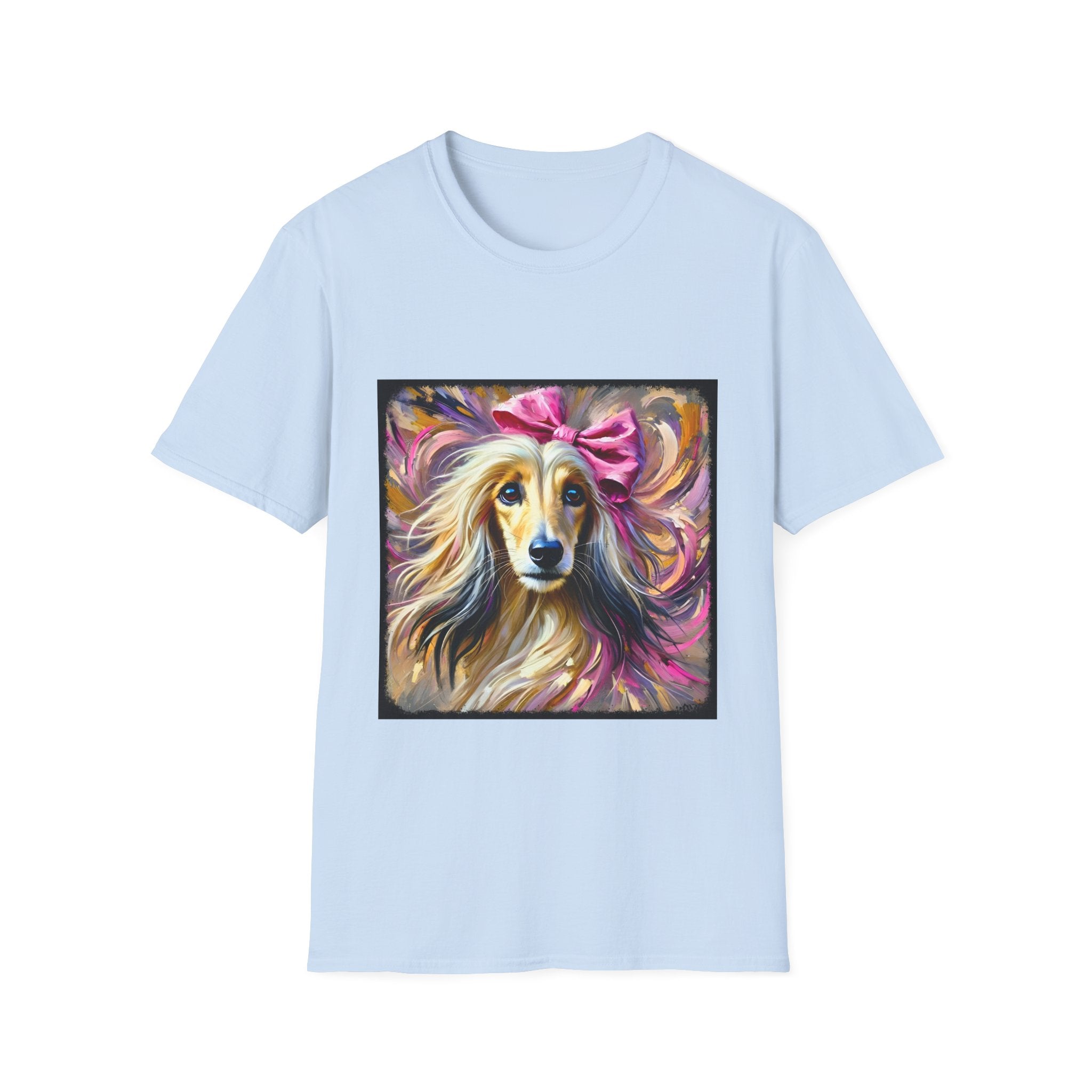 Afghan Hound Vivid Classic | Unisex Dog T-Shirt