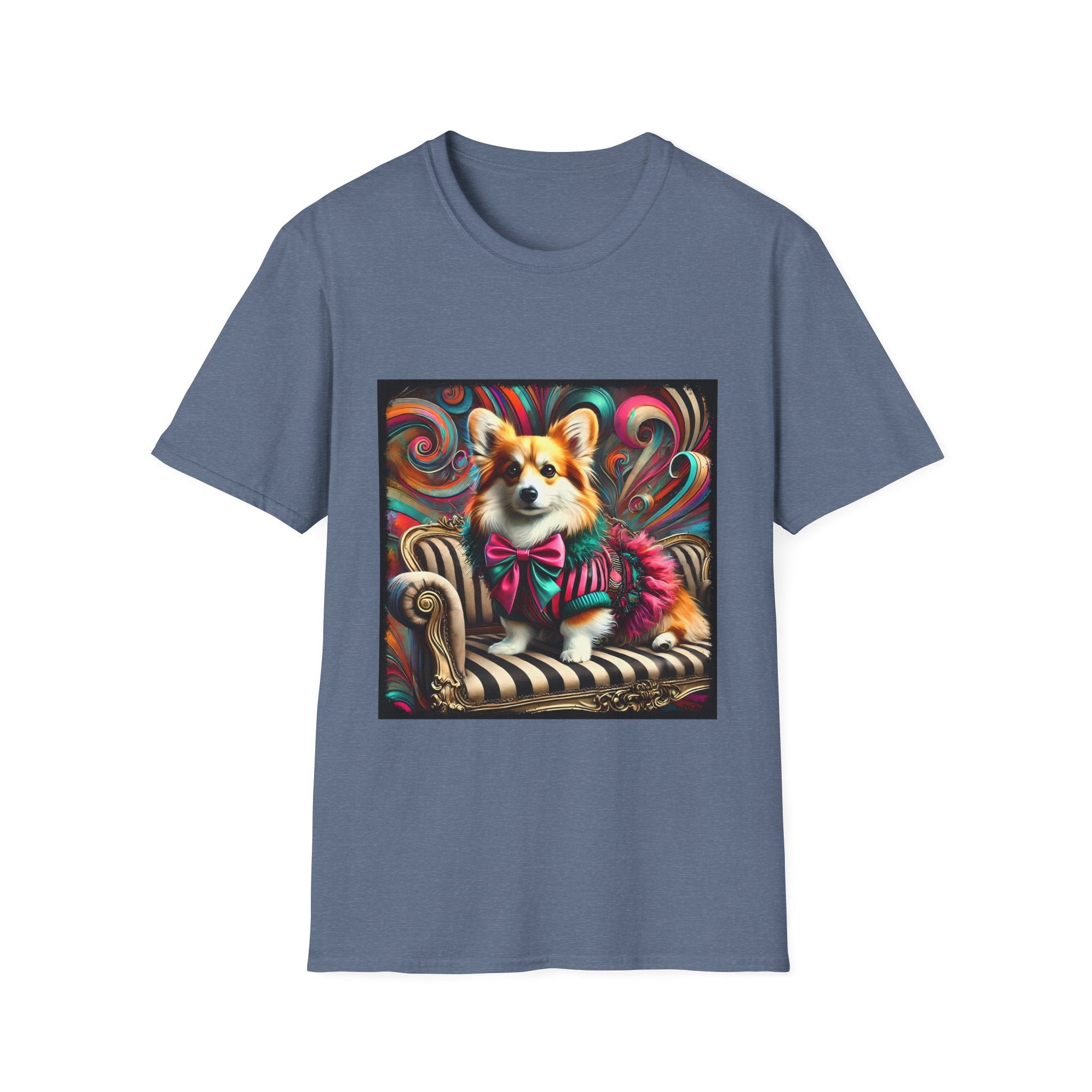 Pembroke Welsh Corgi Chic Rocker | Unisex Dog T-Shirt