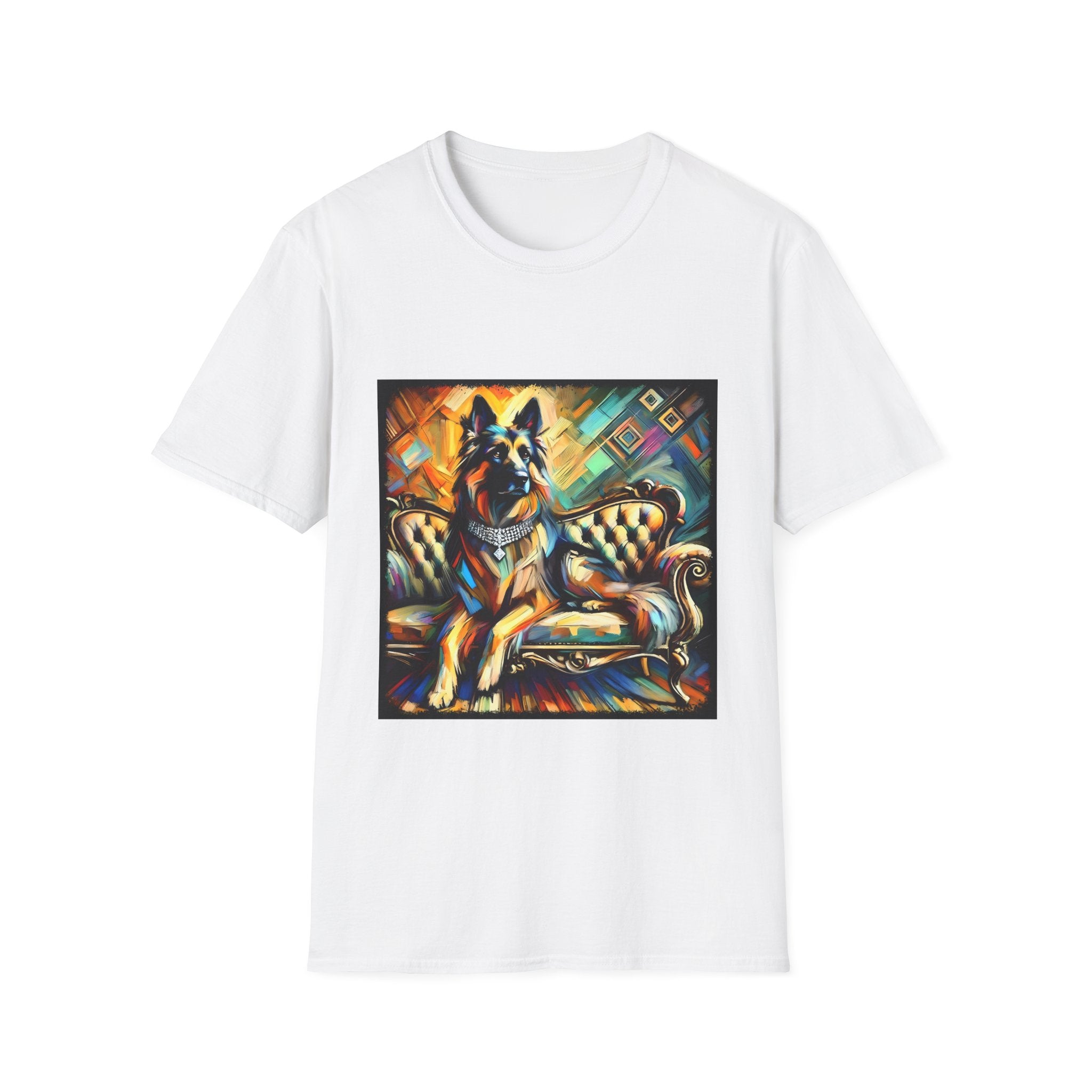 German Shepherd Diamond Multicolor Classic | Unisex Dog T-Shirt