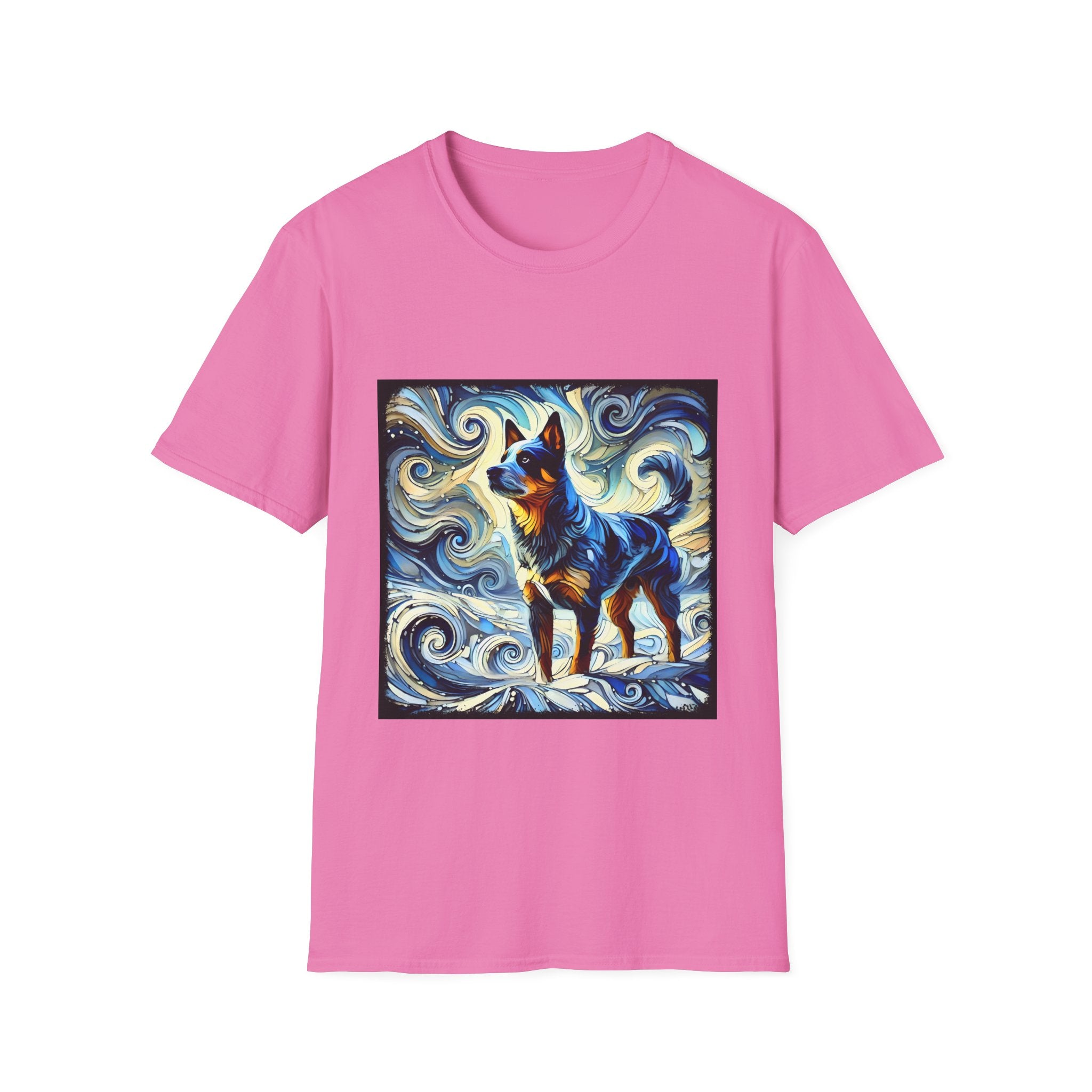 Australian Cattle Dog Blue Swirl | Unisex Dog T-Shirt