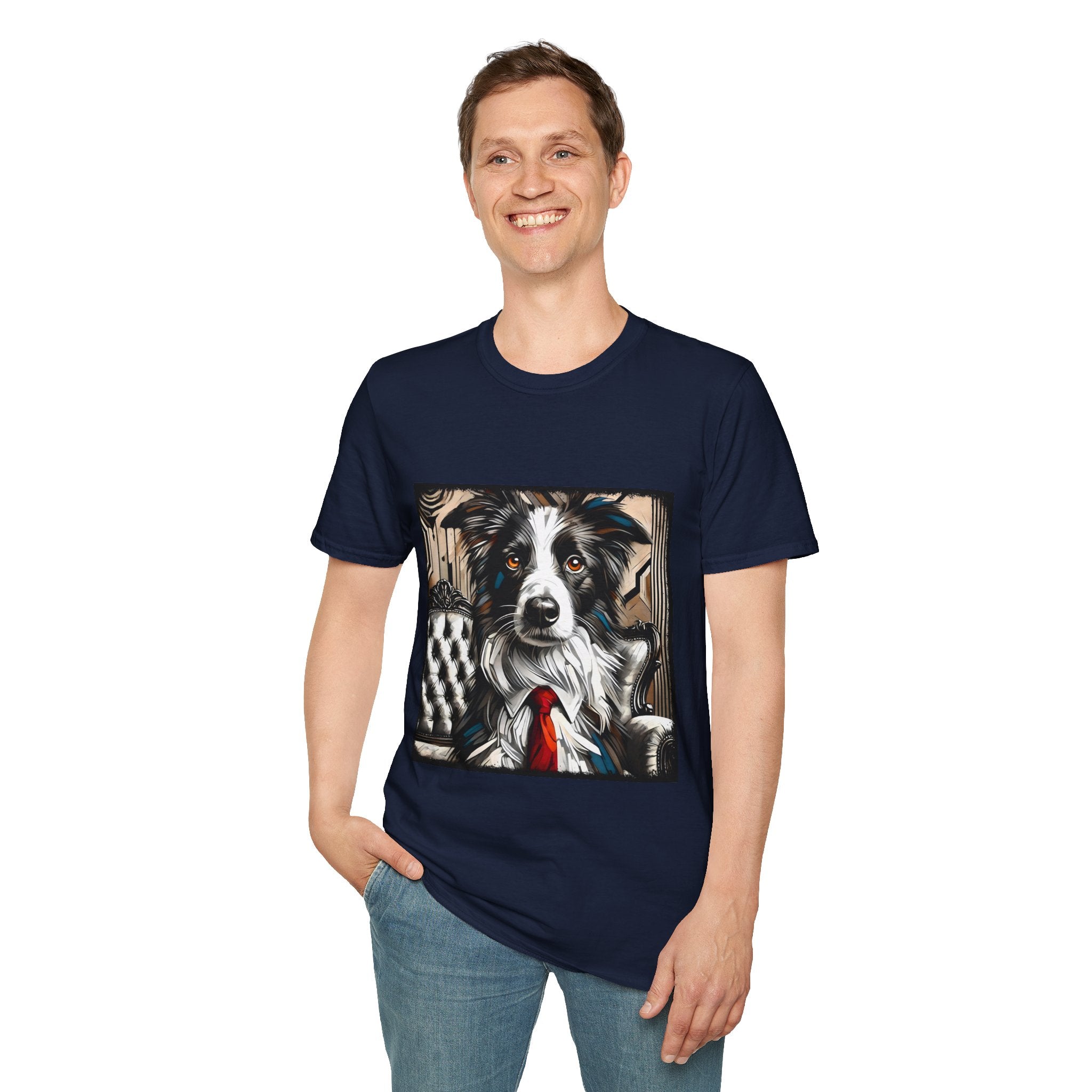 Border Collie Bold Gentleman | Unisex Dog T-Shirt