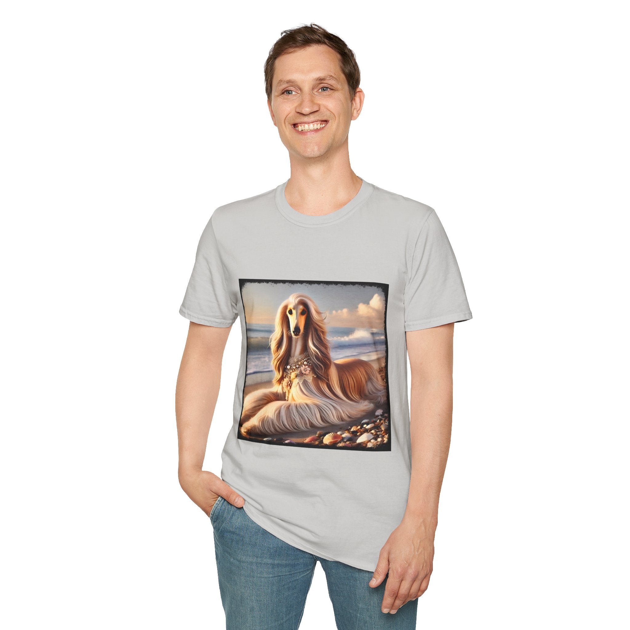 Afghan Hound Seashell Sweetie | Unisex Dog T-Shirt