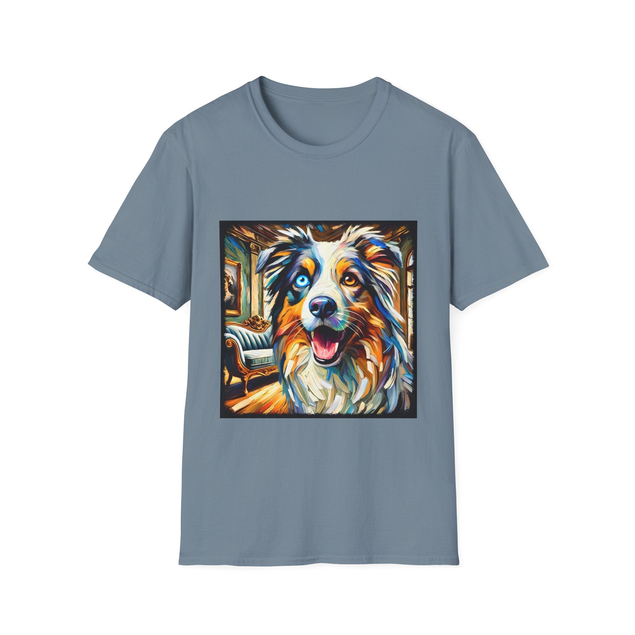 Australian Shepherd Blissful Swirl | Unisex Dog T-Shirt