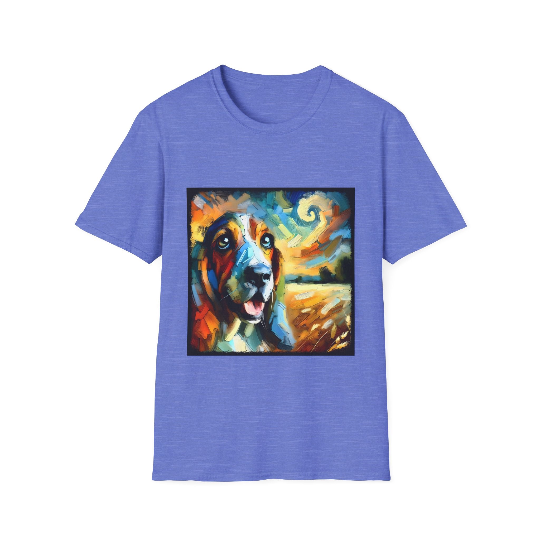 Basset Hound Sun Swirl | Unisex Dog T-Shirt