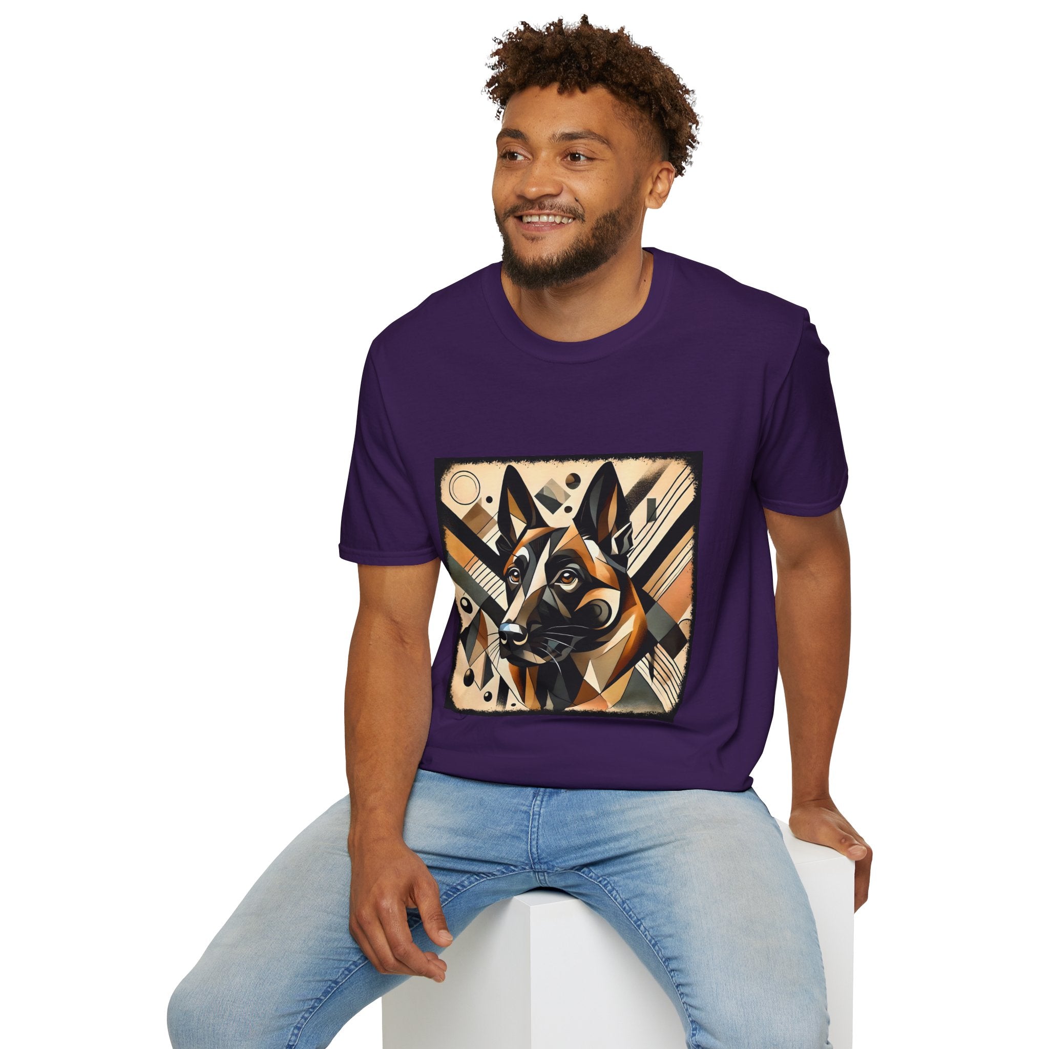 Belgian Malinois Bold Geometric | Unisex Dog T-Shirt
