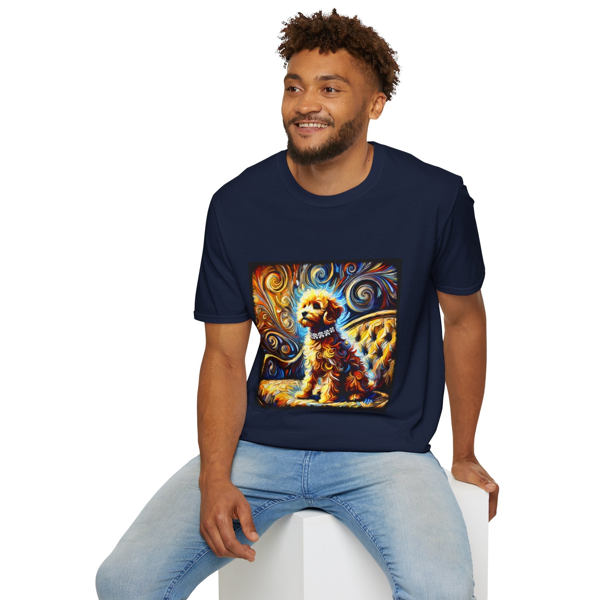 Goldendoodle Vivid Swirl | Unisex Dog T-Shirt