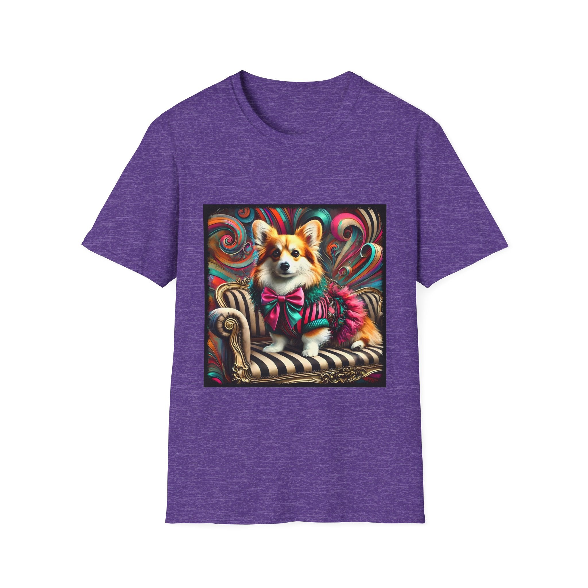 Pembroke Welsh Corgi Chic Rocker | Unisex Dog T-Shirt
