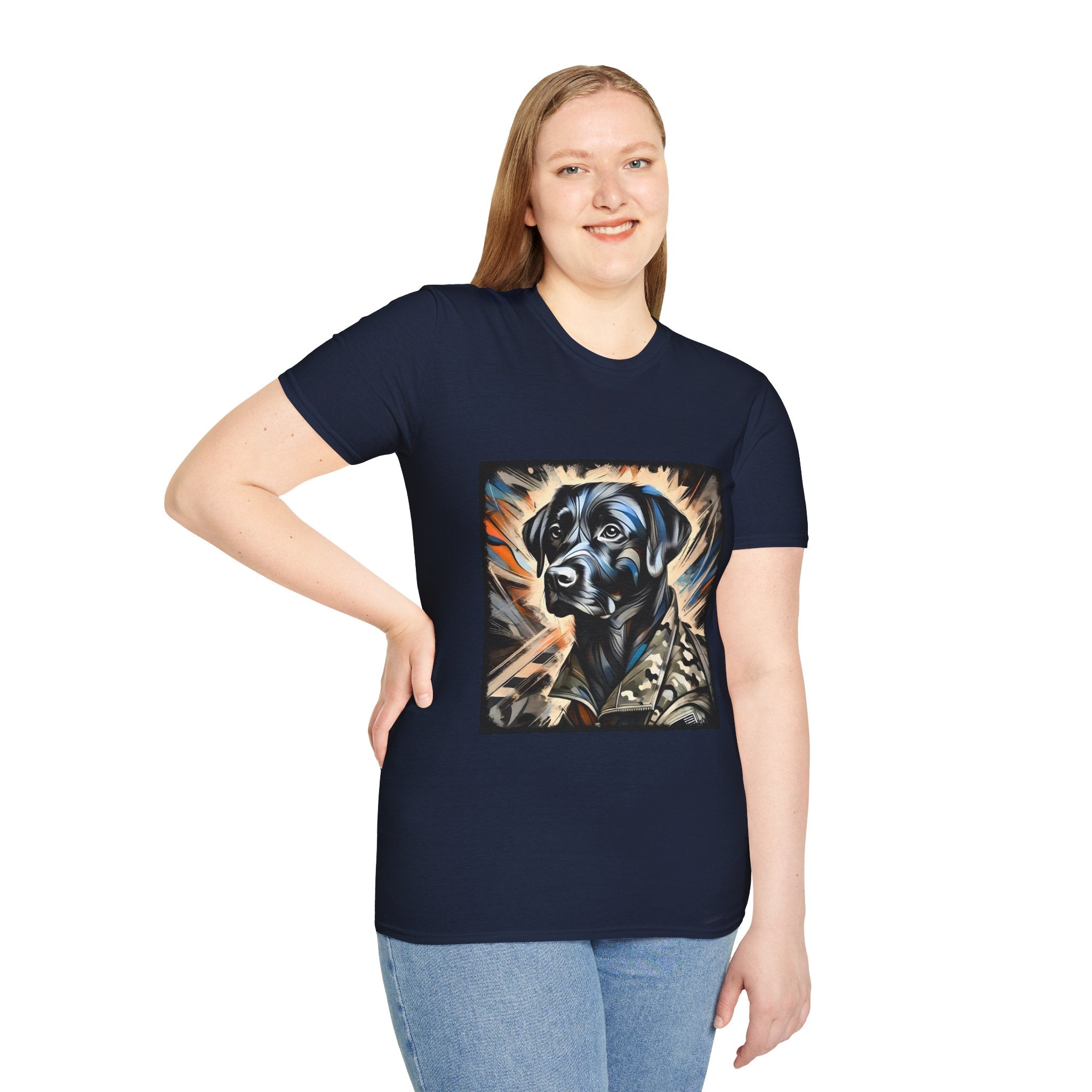 Labrador Retriever Bold Camo Classic | Unisex Dog T-Shirt
