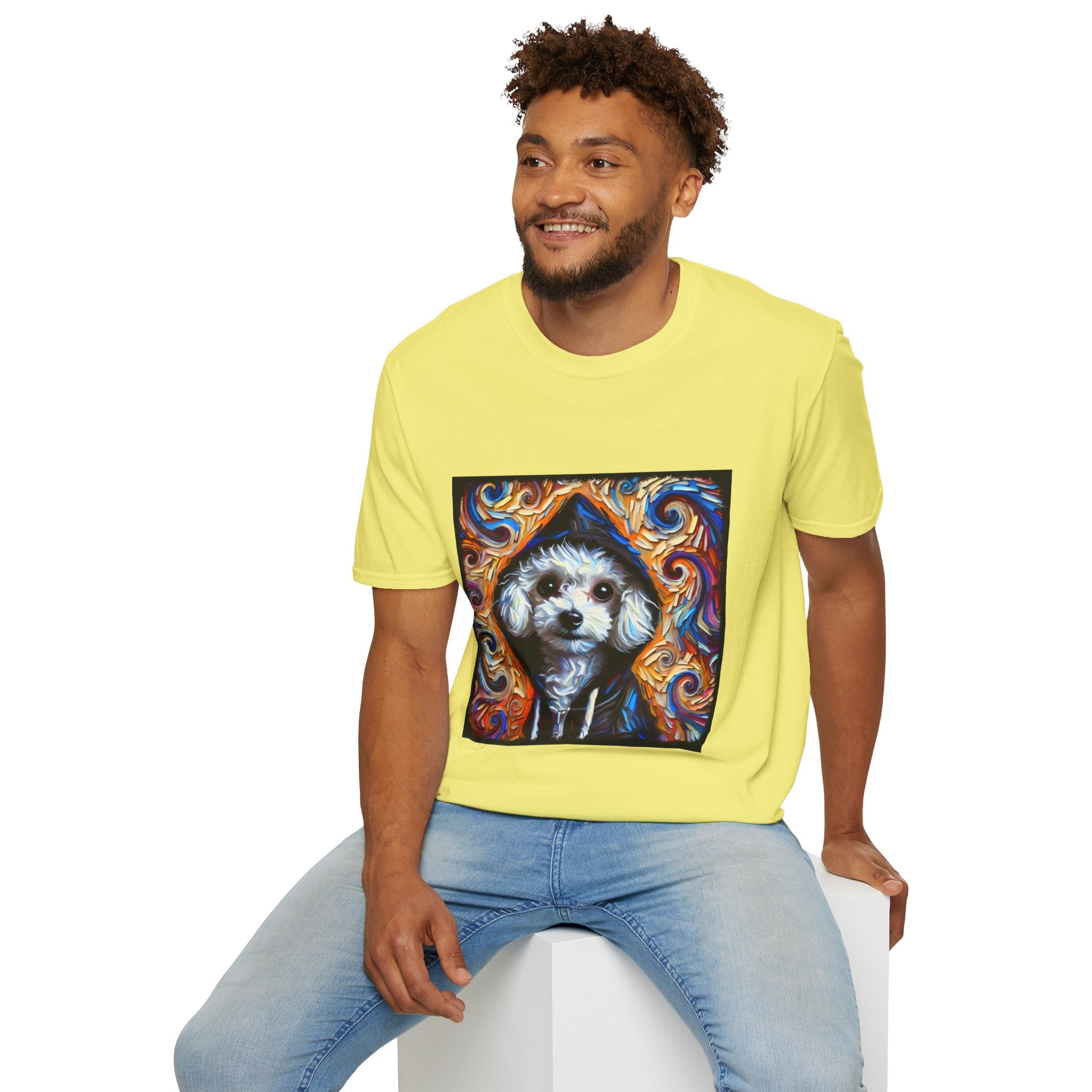 Poodle Bold Relaxed Swirl | Unisex Dog T-Shirt