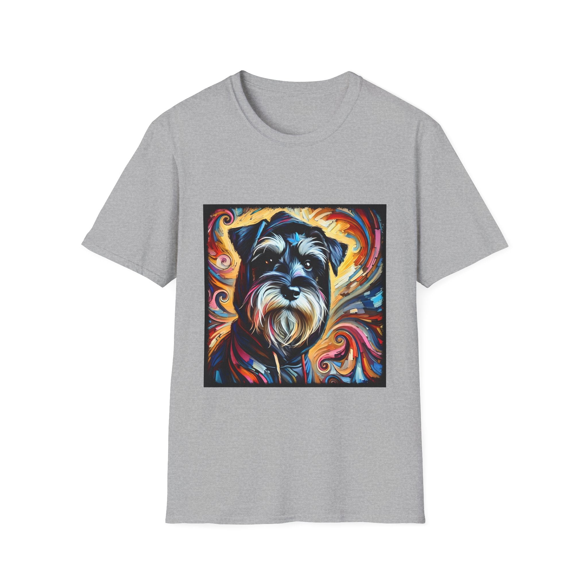 Schnauzer Hoodie Swirl | Unisex Dog T-Shirt