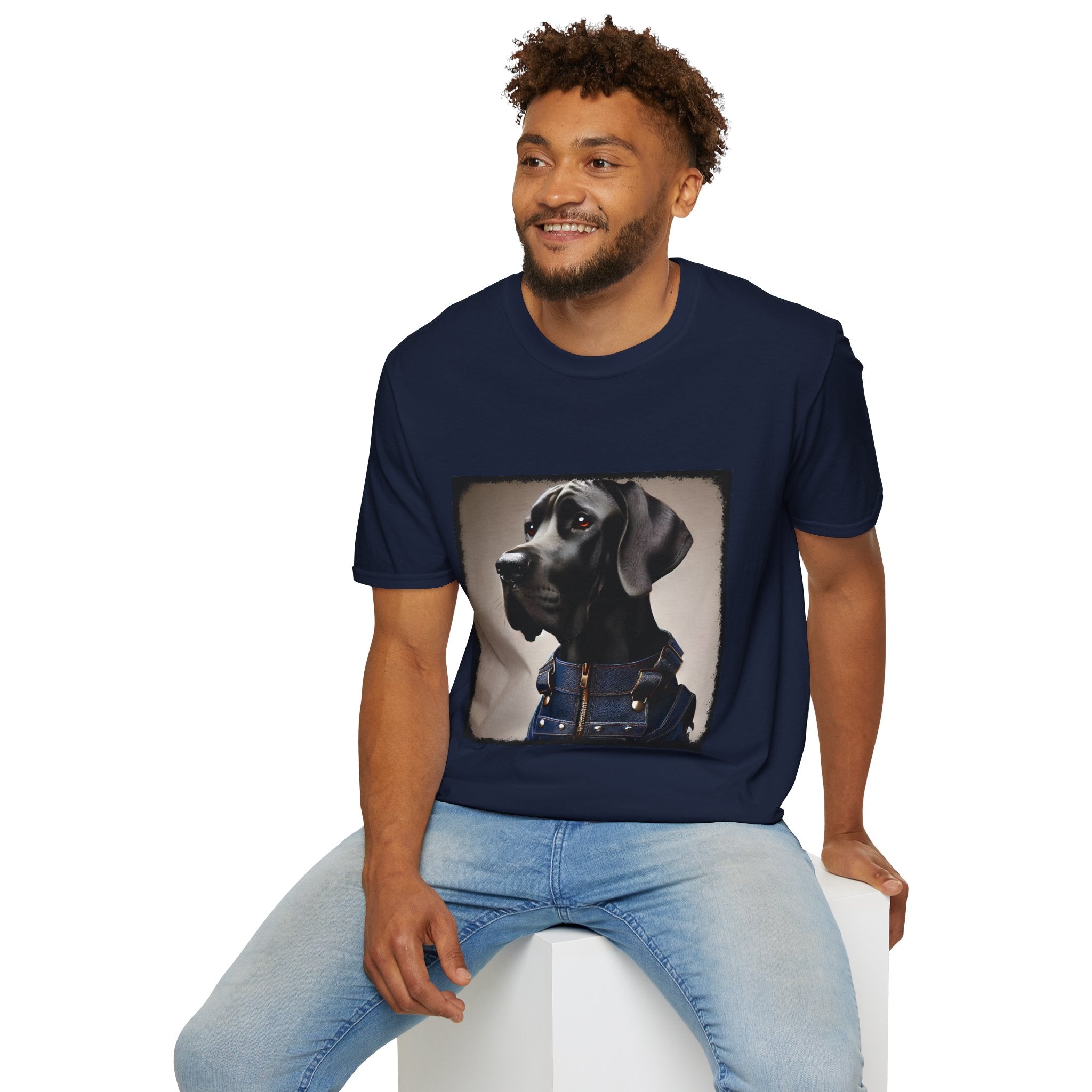 Great Dane Dapper Denim | Unisex Dog T-Shirt