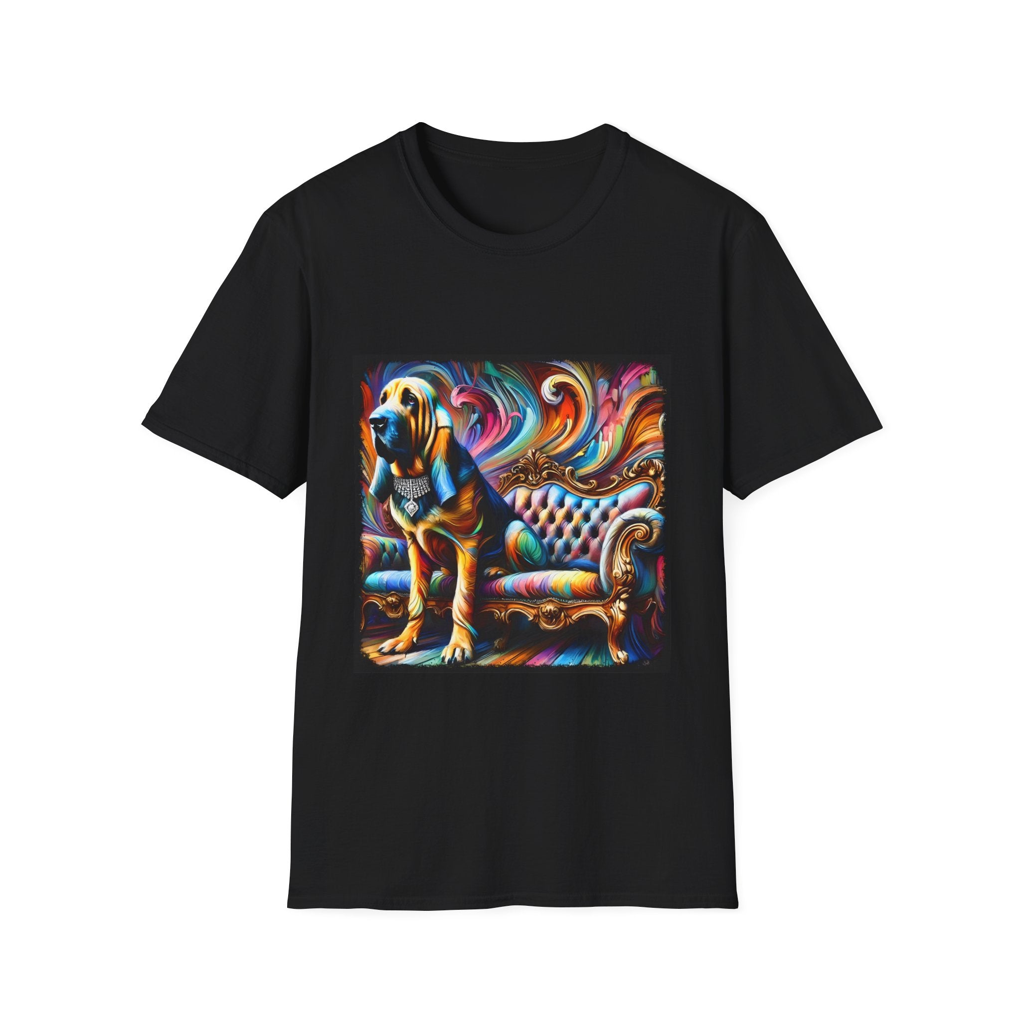 Bloodhound Vivid Swirl | Unisex Dog T-Shirt
