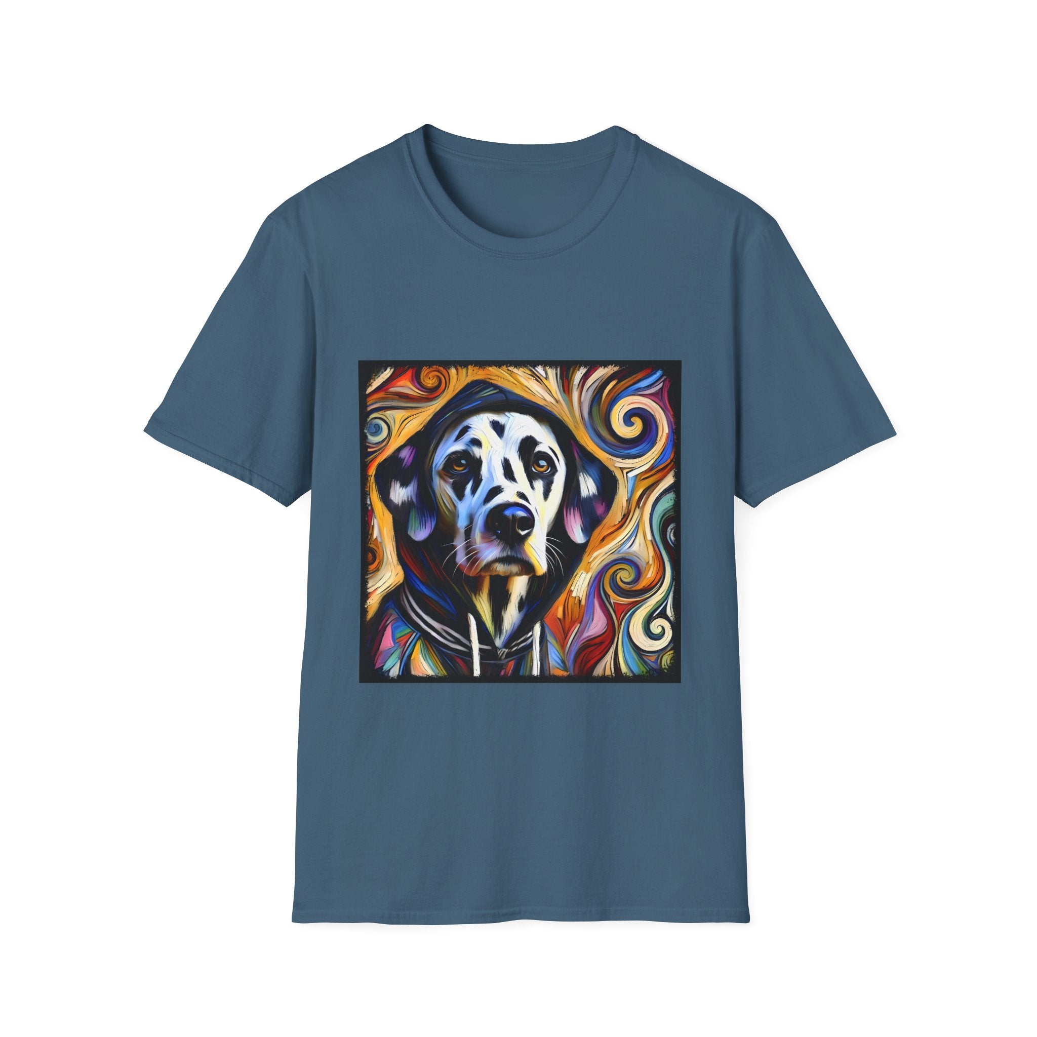 Dalmatian Relaxed Swirl | Unisex Dog T-Shirt