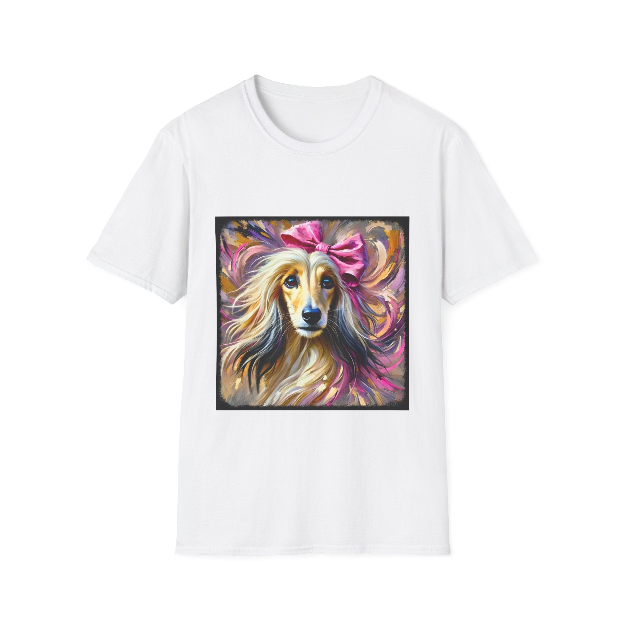 Afghan Hound Vivid Classic | Unisex Dog T-Shirt