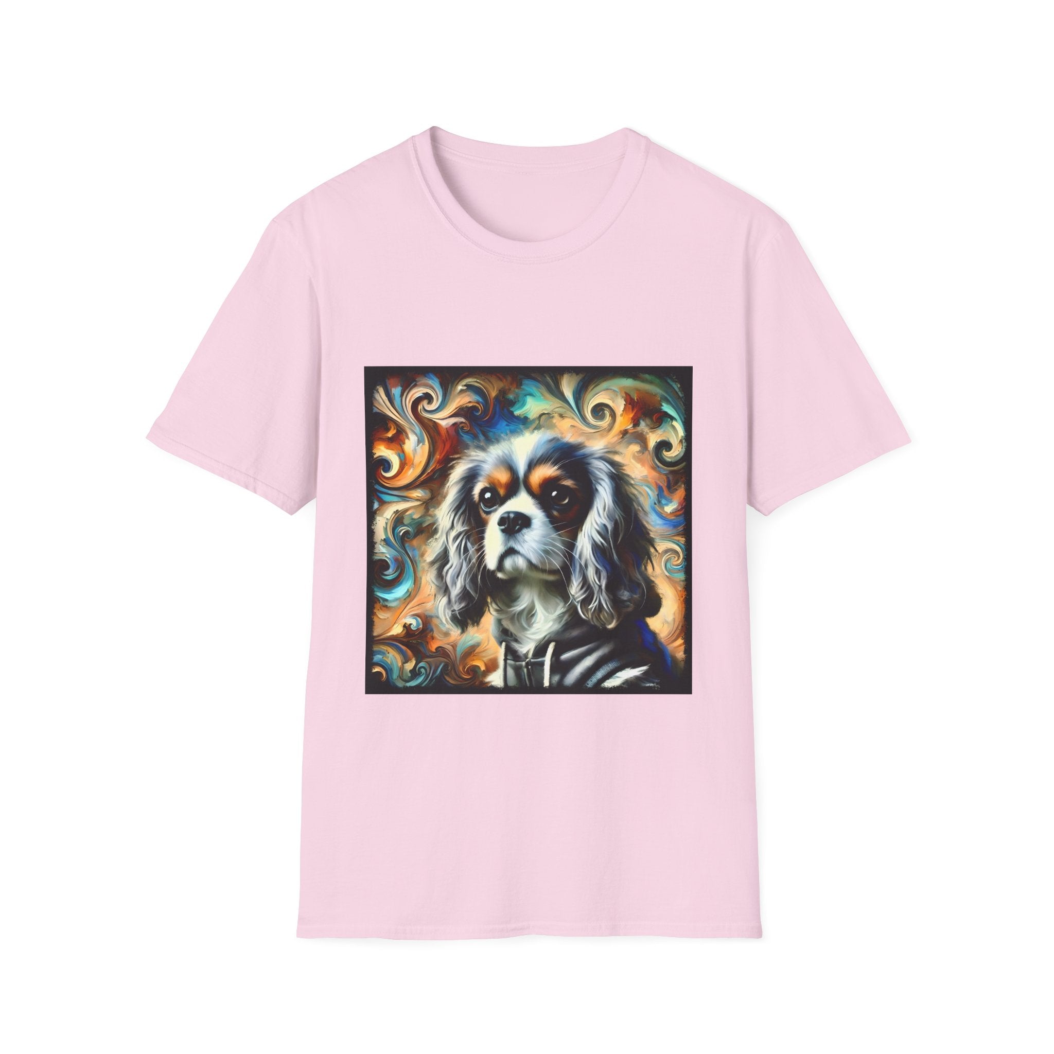 Cavalier King Charles Spaniel Silver Swirl | Unisex Dog T-Shirt