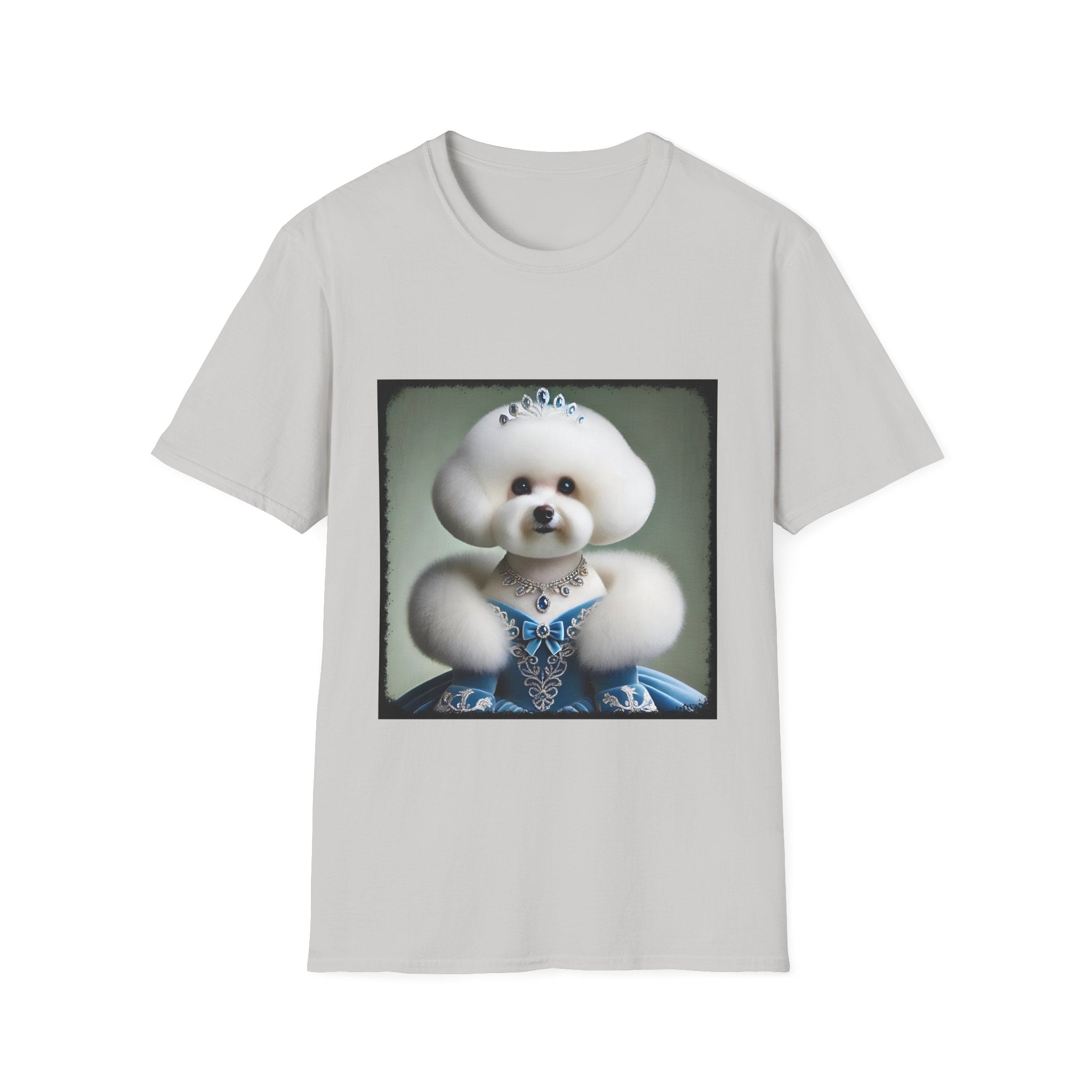 Bichon Frise Blue Belle | Unisex Dog T-Shirt