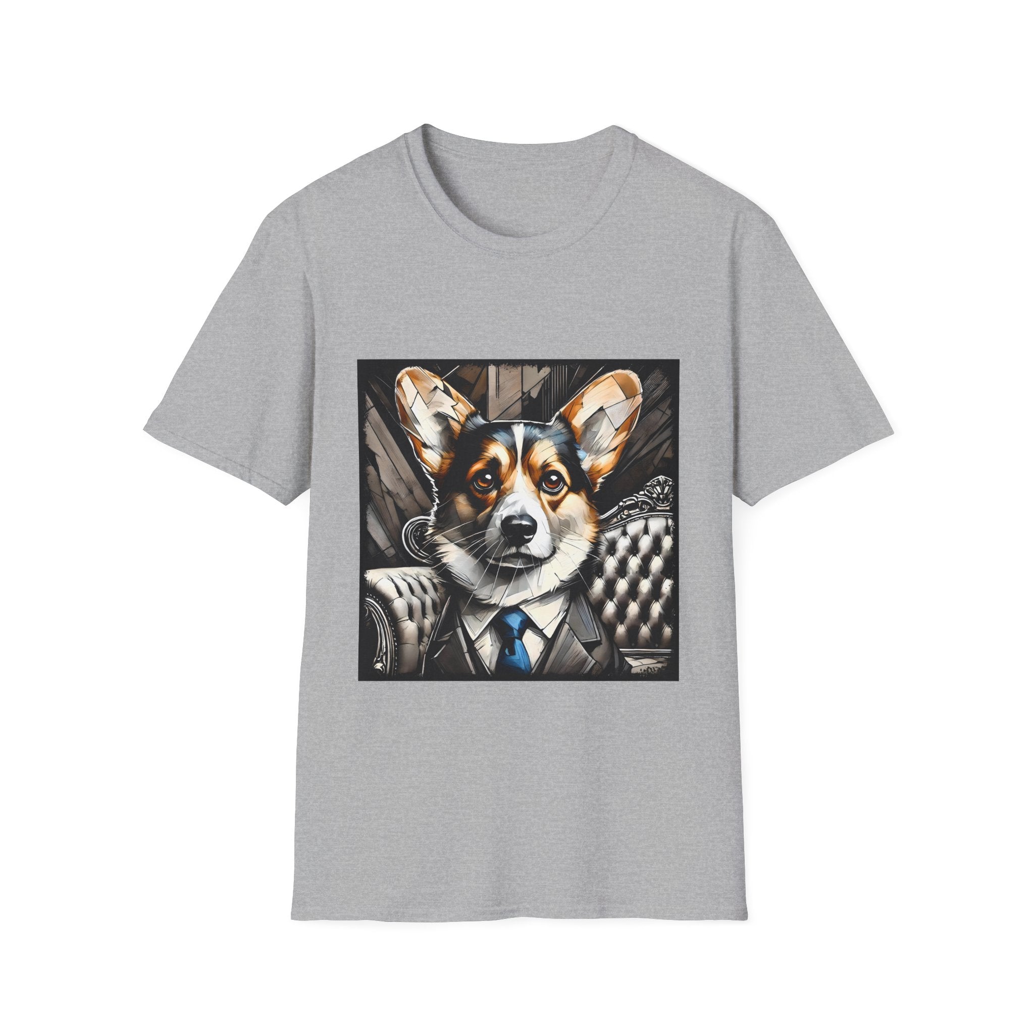 Pembroke Welsh Corgi B&W Bold Eyes | Unisex Dog T-Shirt
