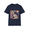Bernese Mountain Dog Diamond Heart Swirl | Unisex Dog T-Shirt