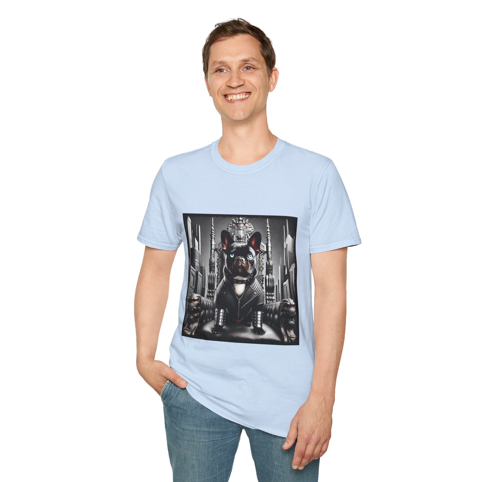 French Bulldog Blue Eyed Badass | Unisex Dog T-Shirt