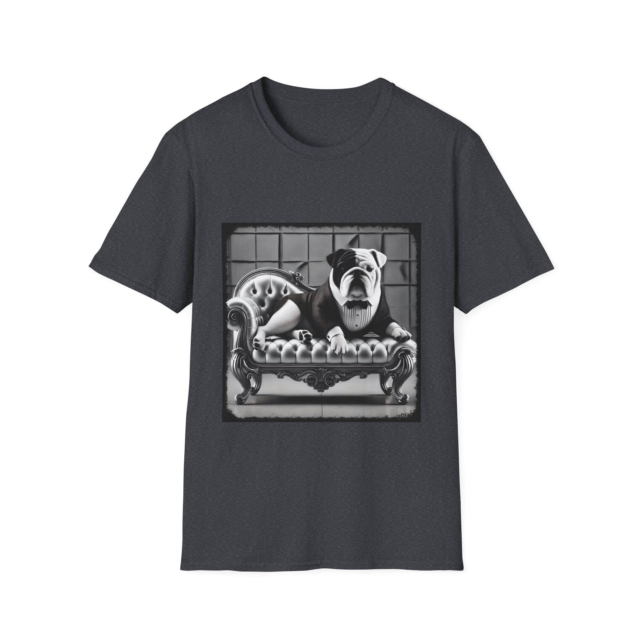 Bulldog B&W Boss | Unisex Dog T-Shirt