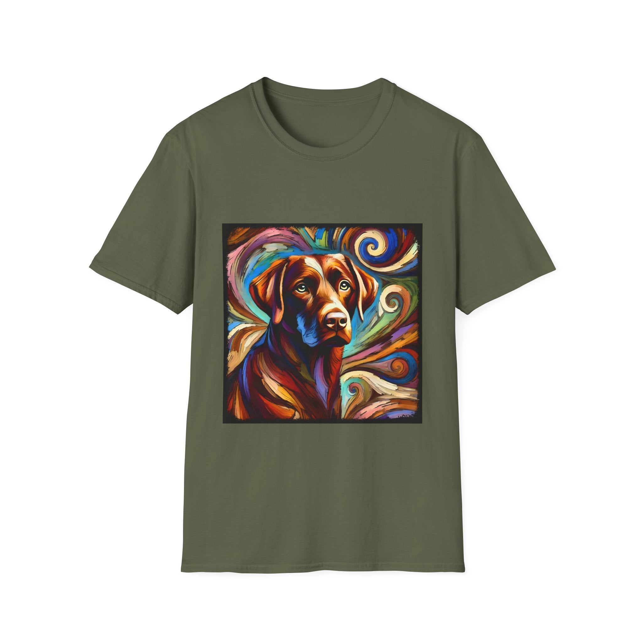 Labrador Retriever Bold Swirl | Unisex Dog T-Shirt