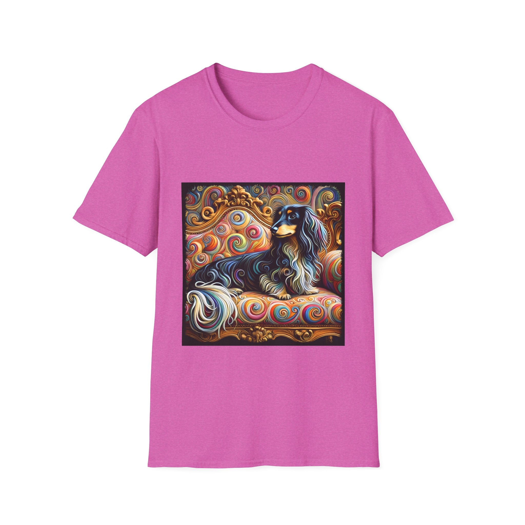 Dachshund Bold Swirl | Unisex Dog T-Shirt