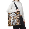 Bichon Frise Fréquent Flier | Dog Themed Tote Bag