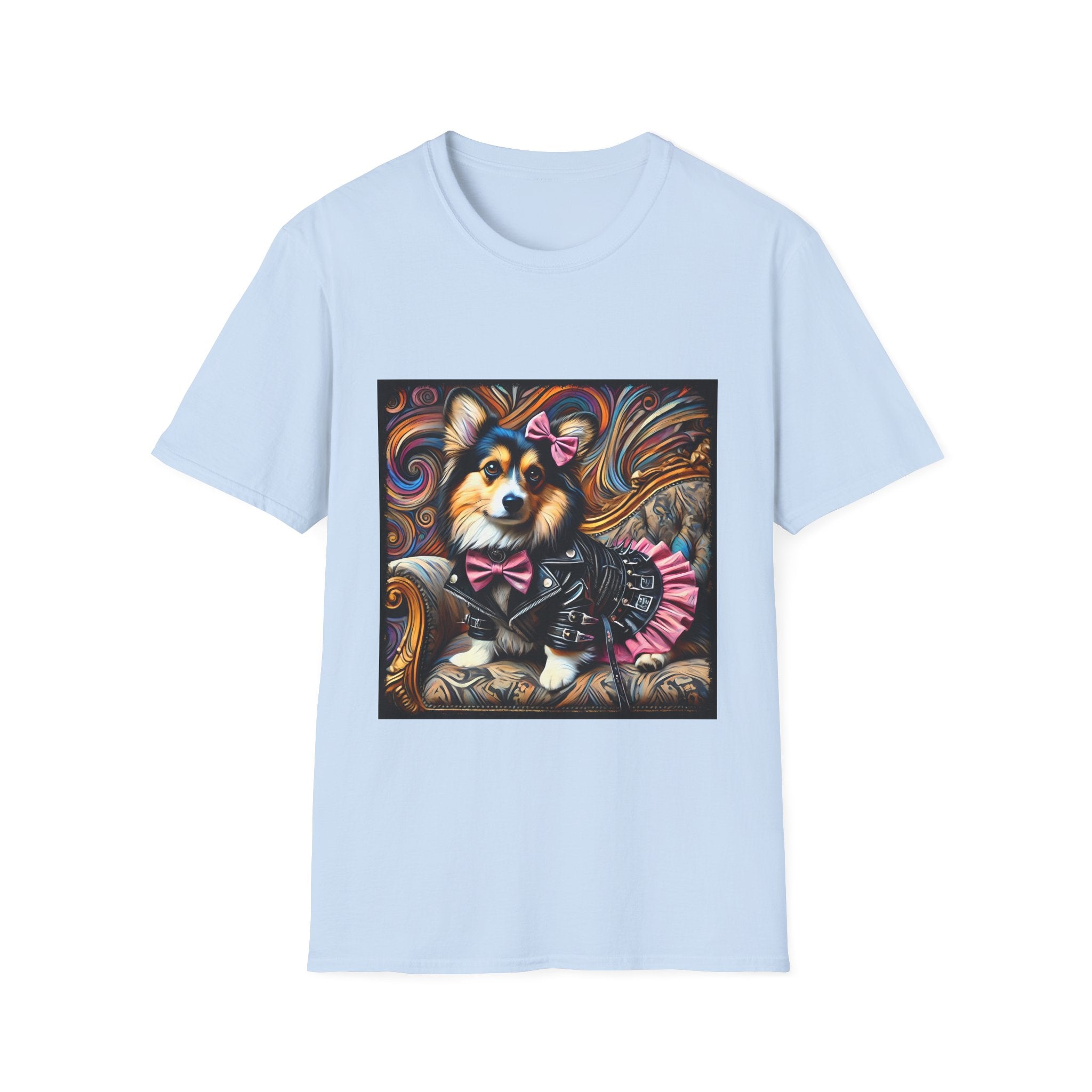 Pembroke Welsh Corgi Edgy Rocker II | Unisex Dog T-Shirt