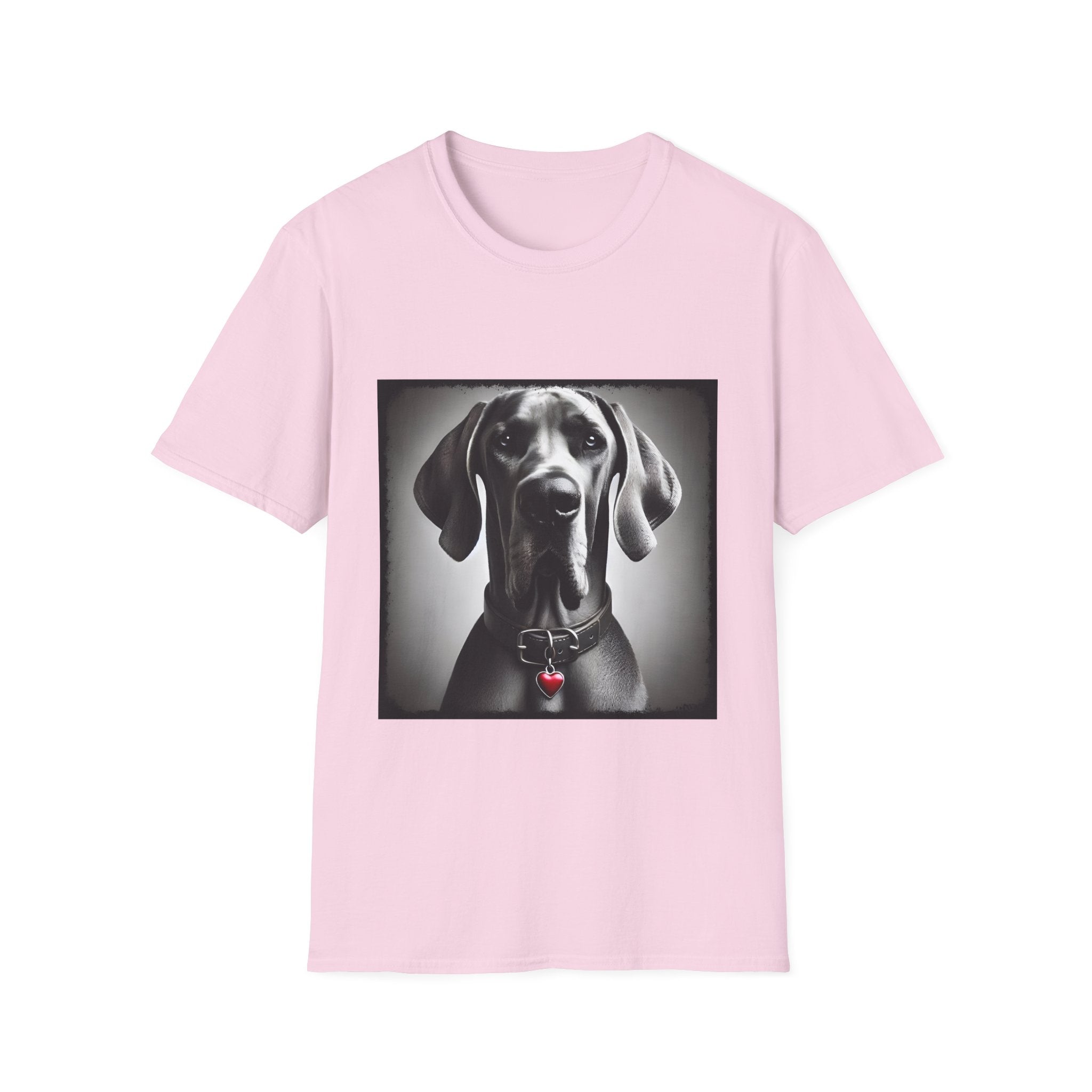 Great Dane Heart Charm | Unisex Dog T-Shirt