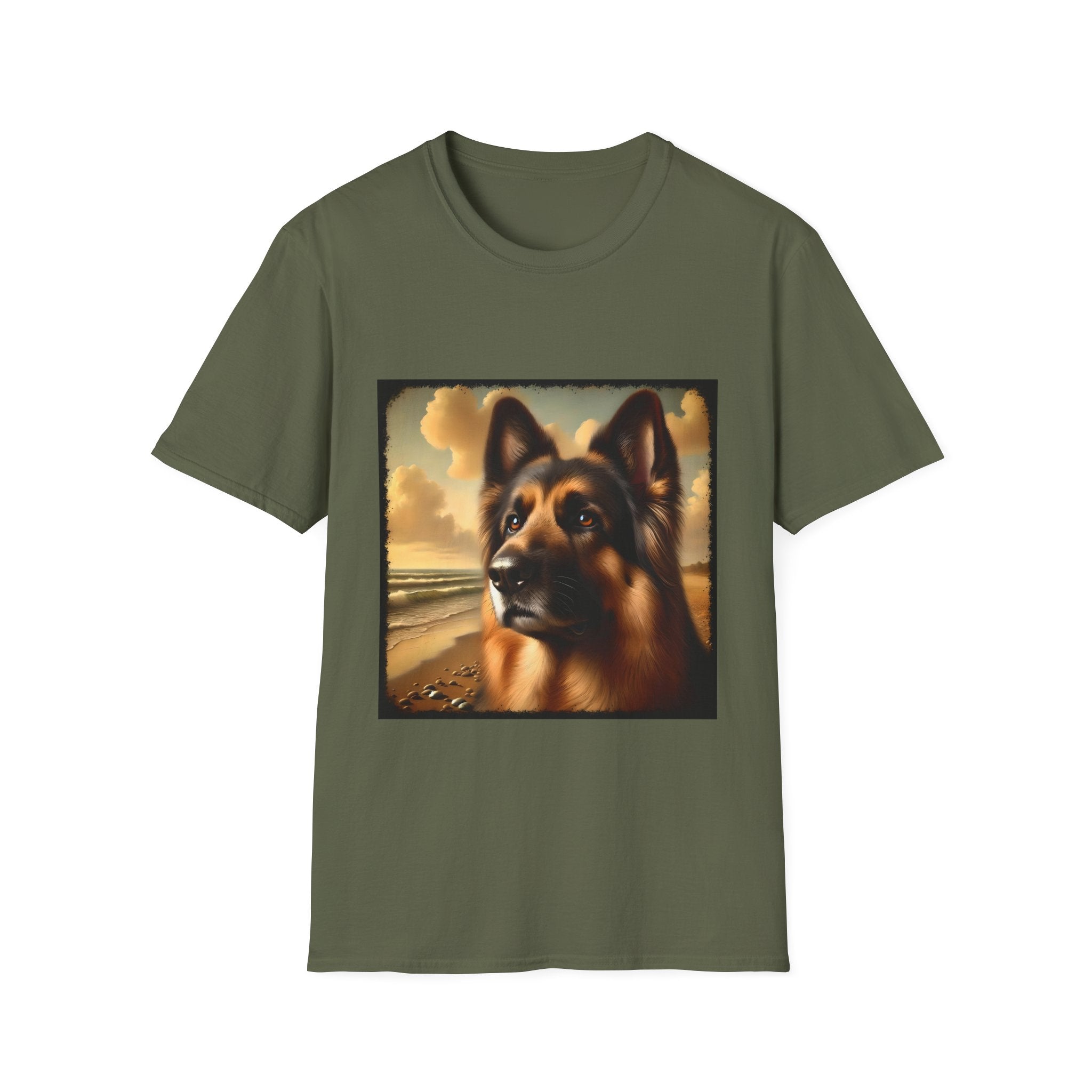German Shepherd Beach Classic | Unisex Dog T-Shirt