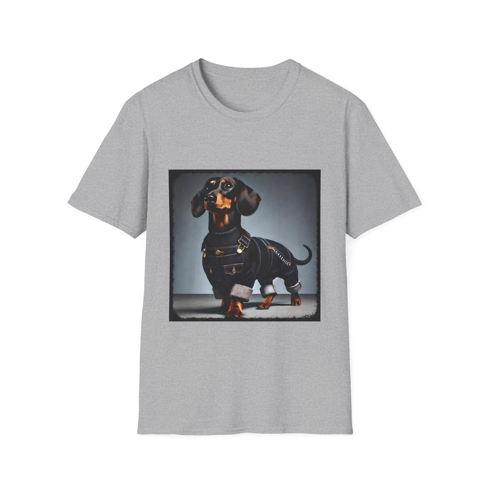 Dachshund Denim Doll | Unisex Dog T-Shirt