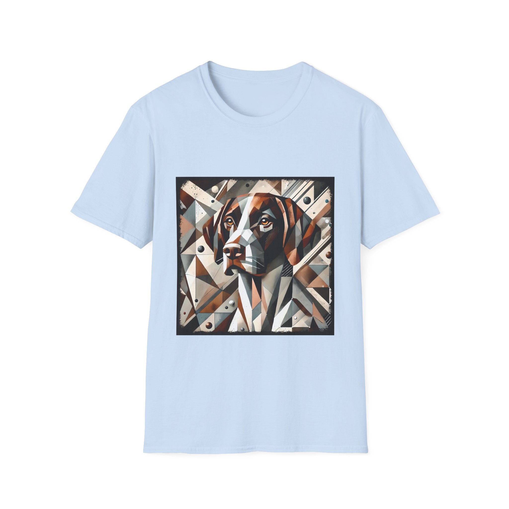German Shorthaired Pointer Warm Geometric | Unisex Dog T-Shirt