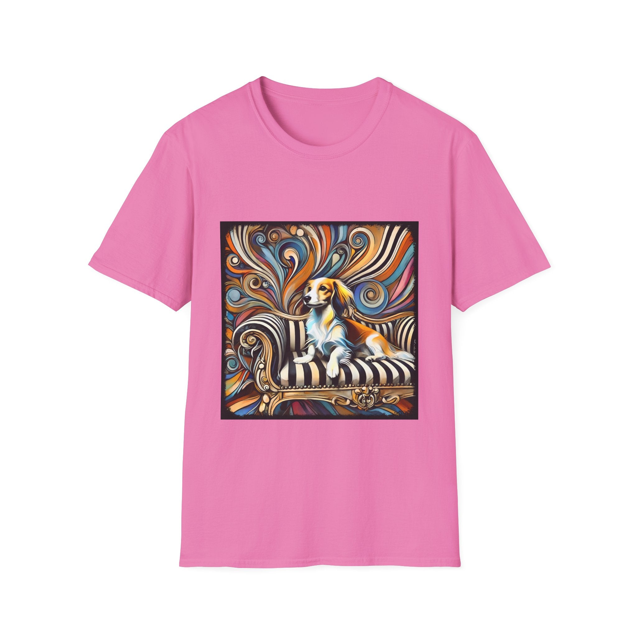 Dachshund Chic Swirl | Unisex Dog T-Shirt