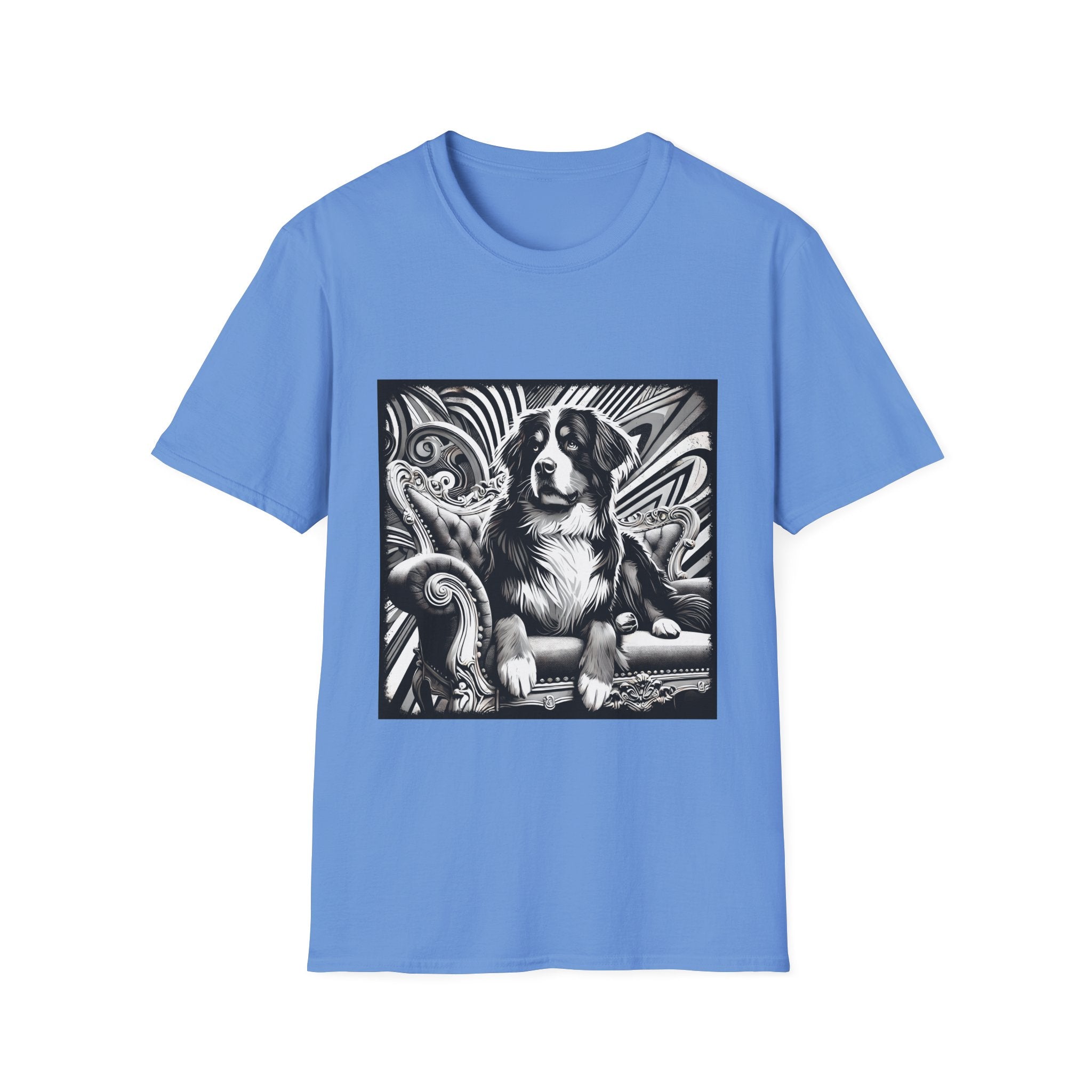 Bernese Mountain Dog B&W Bold | Unisex Dog T-Shirt